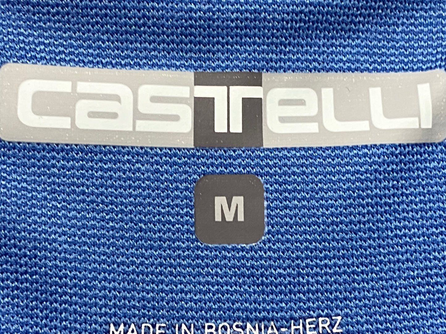 IH763 カステリ CASTELLI 半袖 サイクルジャージ 水色 M