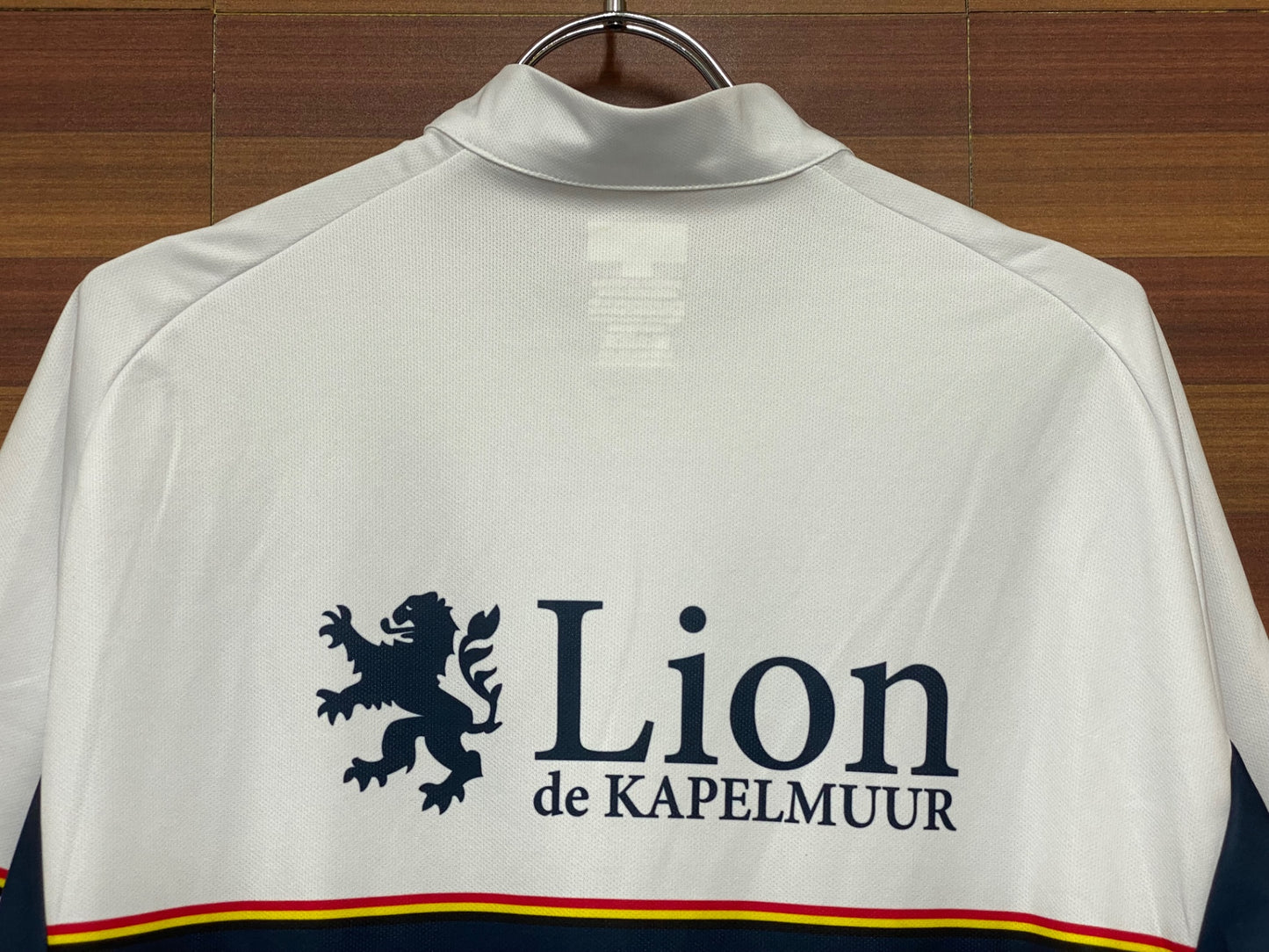 IH995 リオンドカペルミュール LION de KAPELMUUR 半袖 サイクルジャージ XL 白/紺