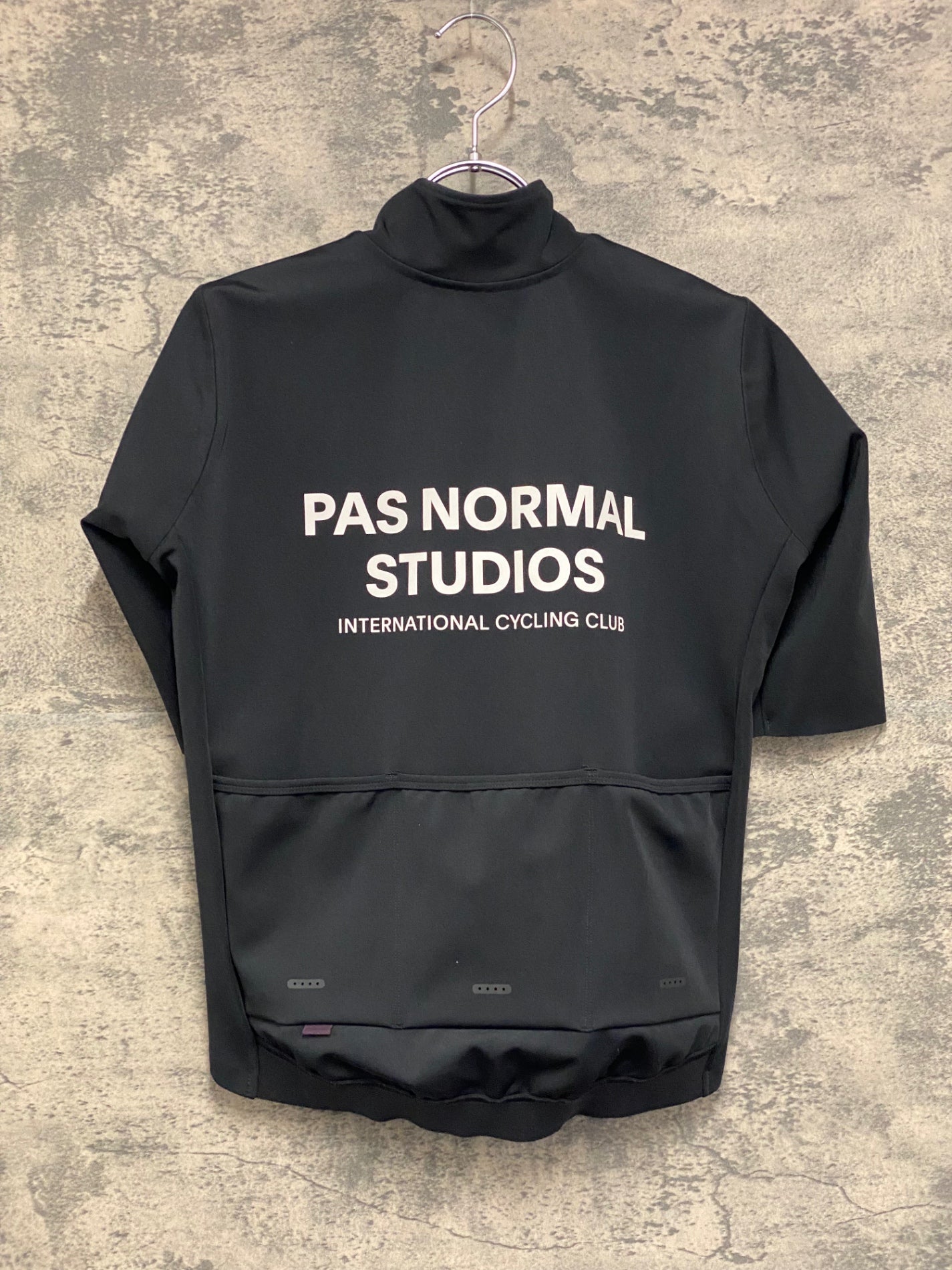 IY500 パスノーマルスタジオ PAS NORMAL STUDIOS 半袖 サイクルジャージ S 黒