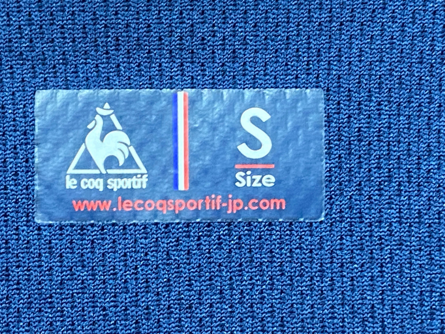 IT615 ルコックスポルティフ le coq sportif 半袖サイクルジャージ 紺 S