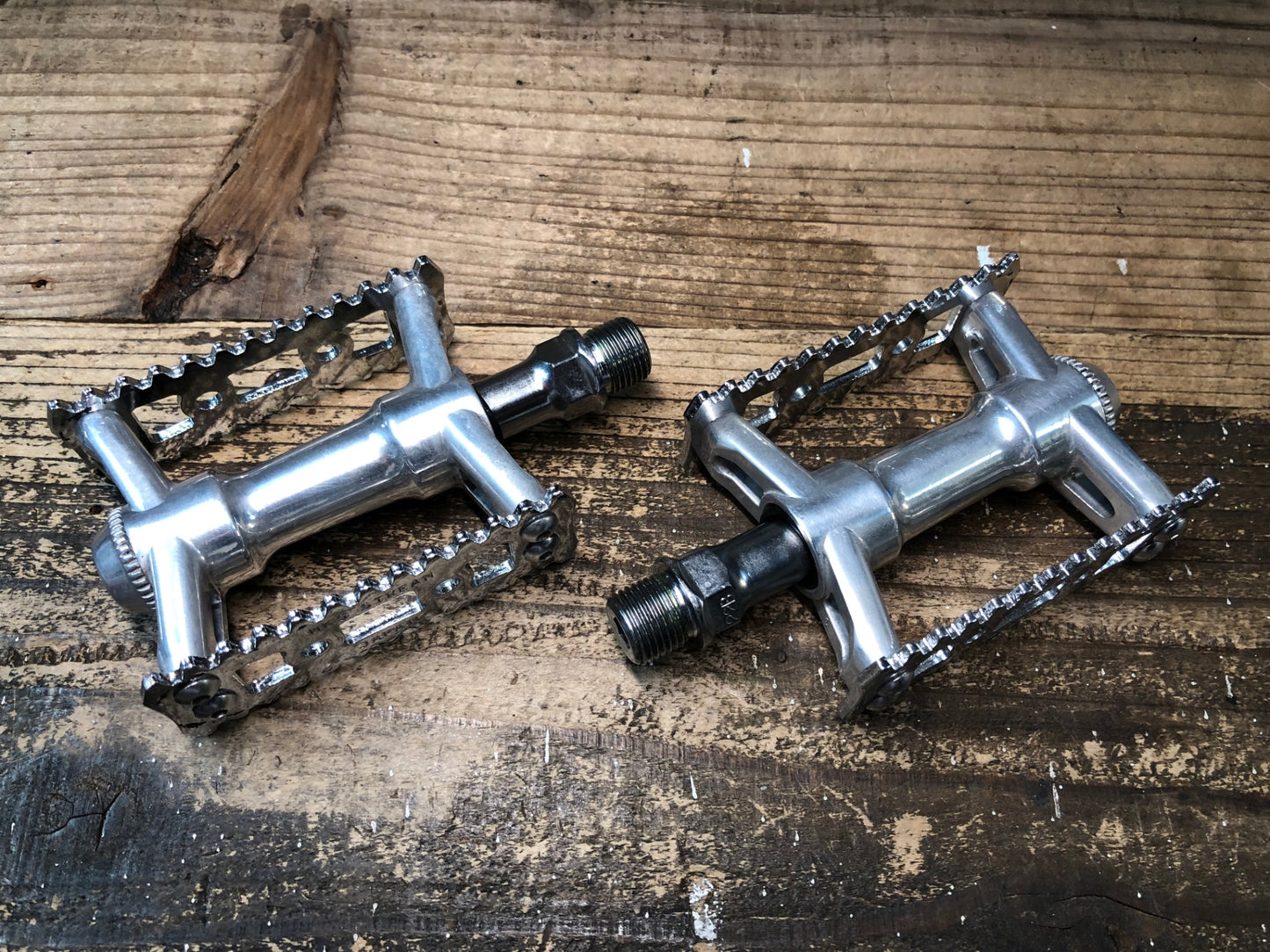 JB613 三ヶ島 MKS シルバン Sylvan Stream Next フラットペダル シルバー