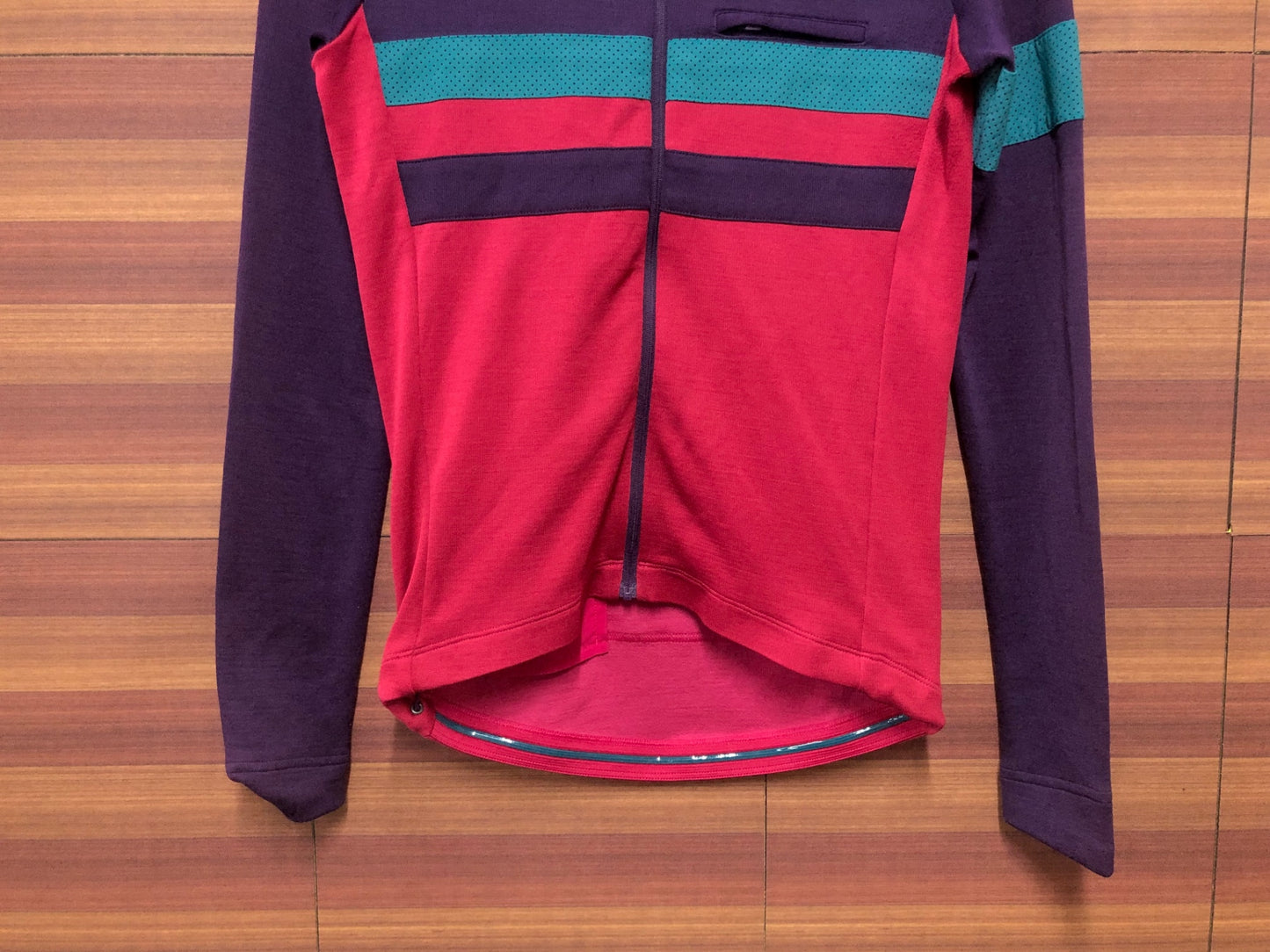 IF090 ラファ Rapha BREVET LONG SLEEVE JERSEY 長袖 サイクルジャージ パープル ピンク XS