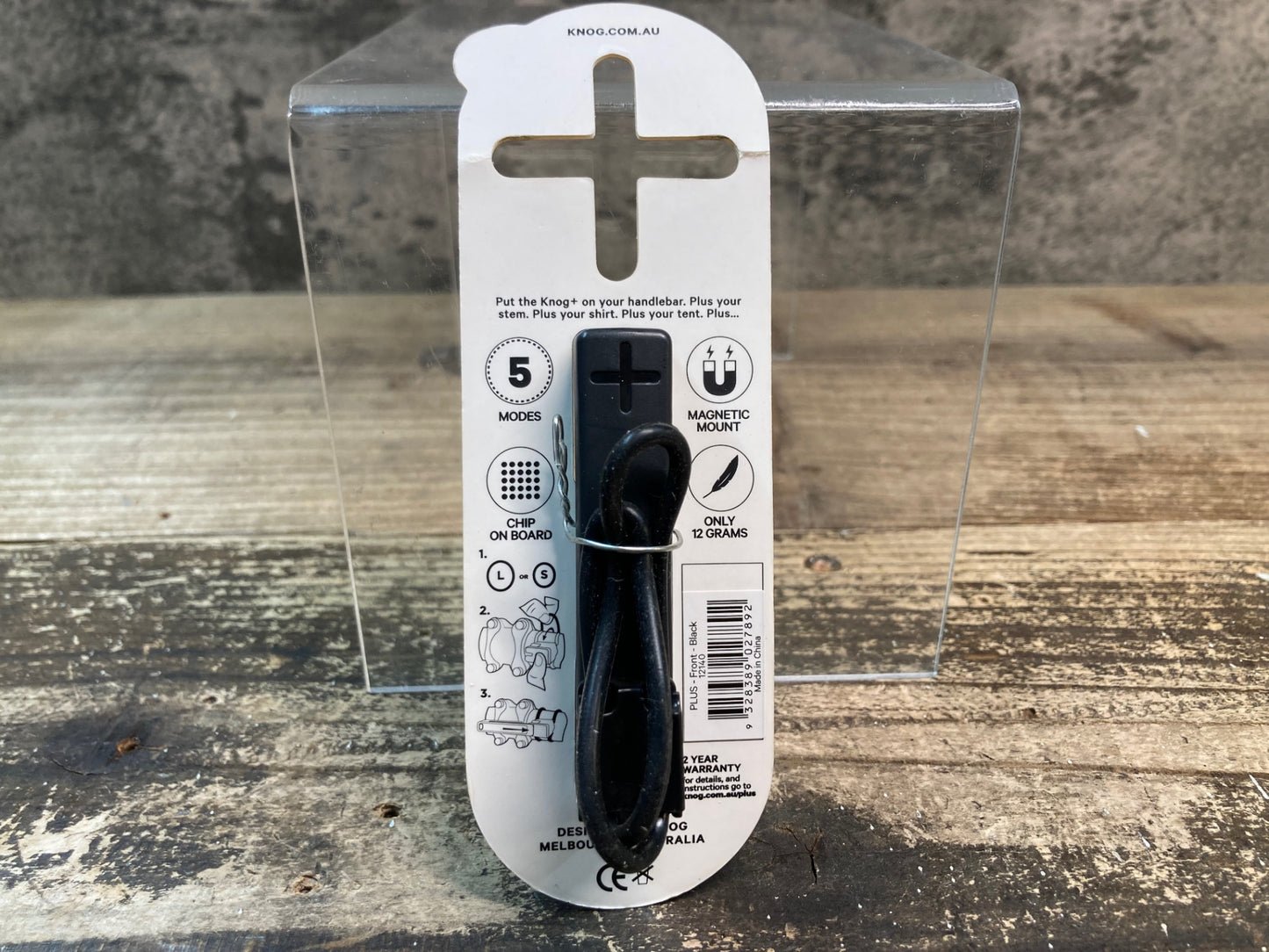 IR283 ノグ knog PLUS FRONT フロントライト 黒