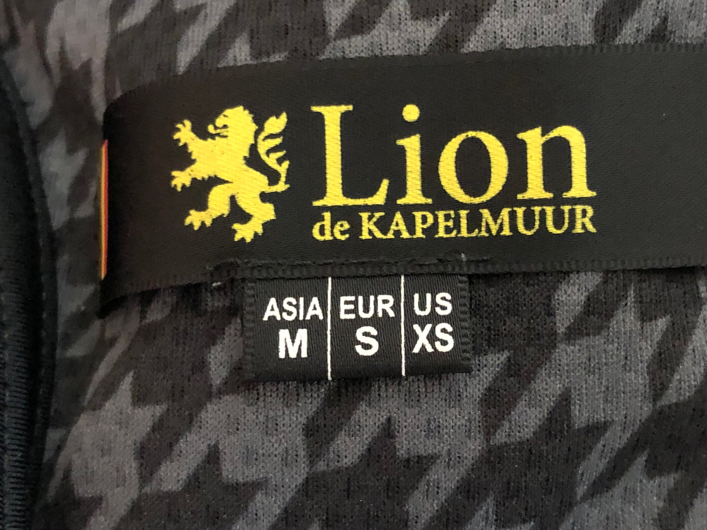 IJ378 リオンドカペルミュール Lion de KAPELMUUR ビブタイツ 黒 M 裏起毛