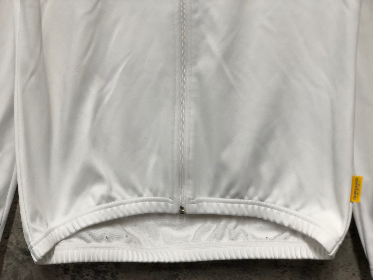 JC206 パールイズミ PEARL iZUMi 長袖 サイクルジャケット 白 黒 L 裏起毛