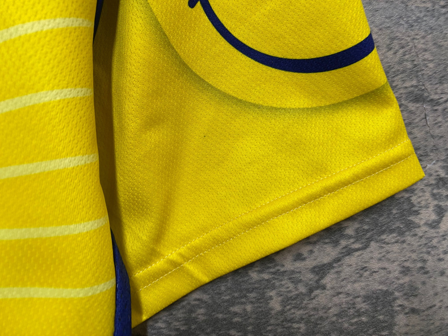 IV592 レトロ Retro 半袖 サイクルジャージ 黄 紺 XL