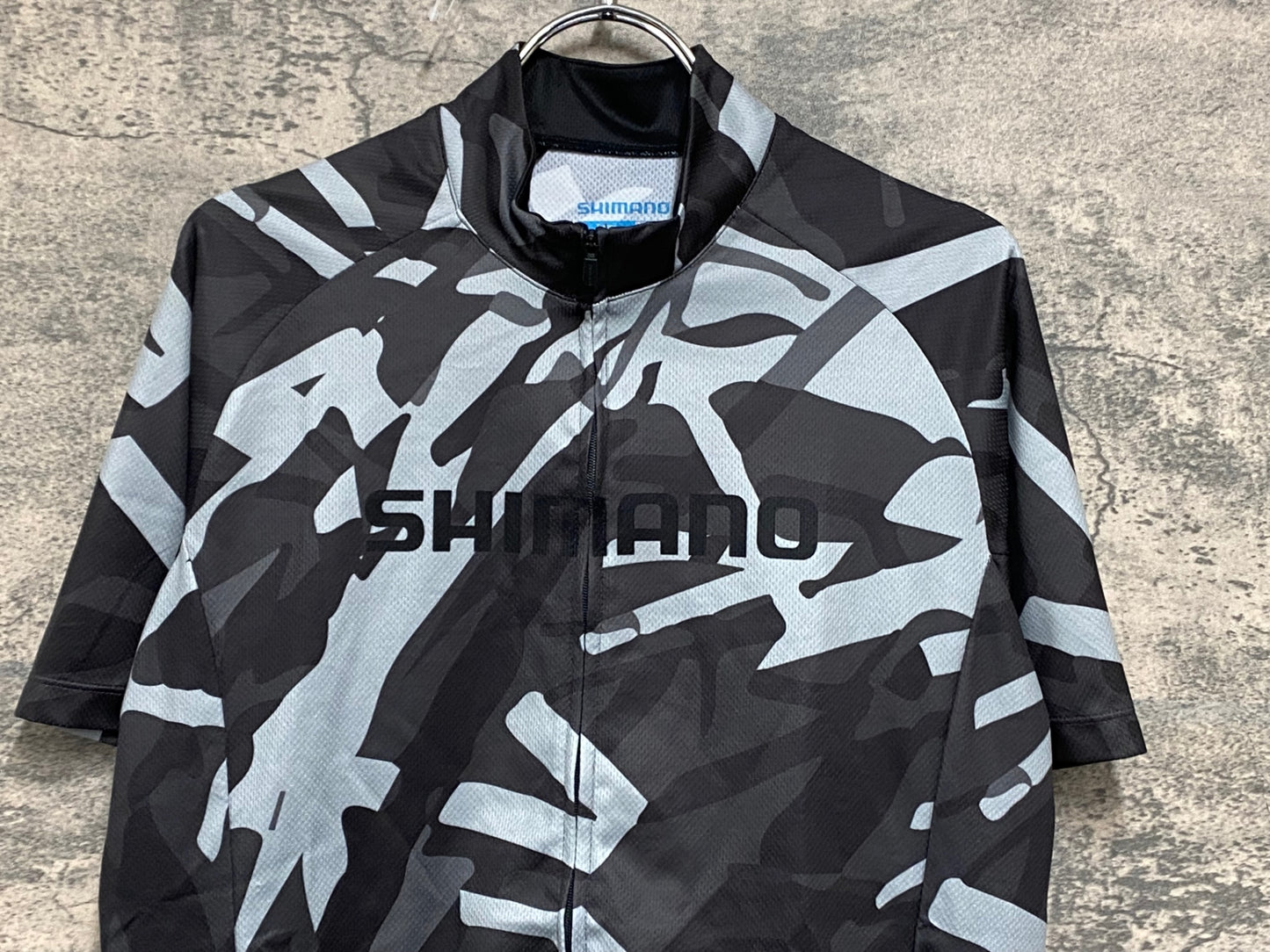 IY813 シマノ SHIMANO 半袖サイクルジャージ 黒 XL