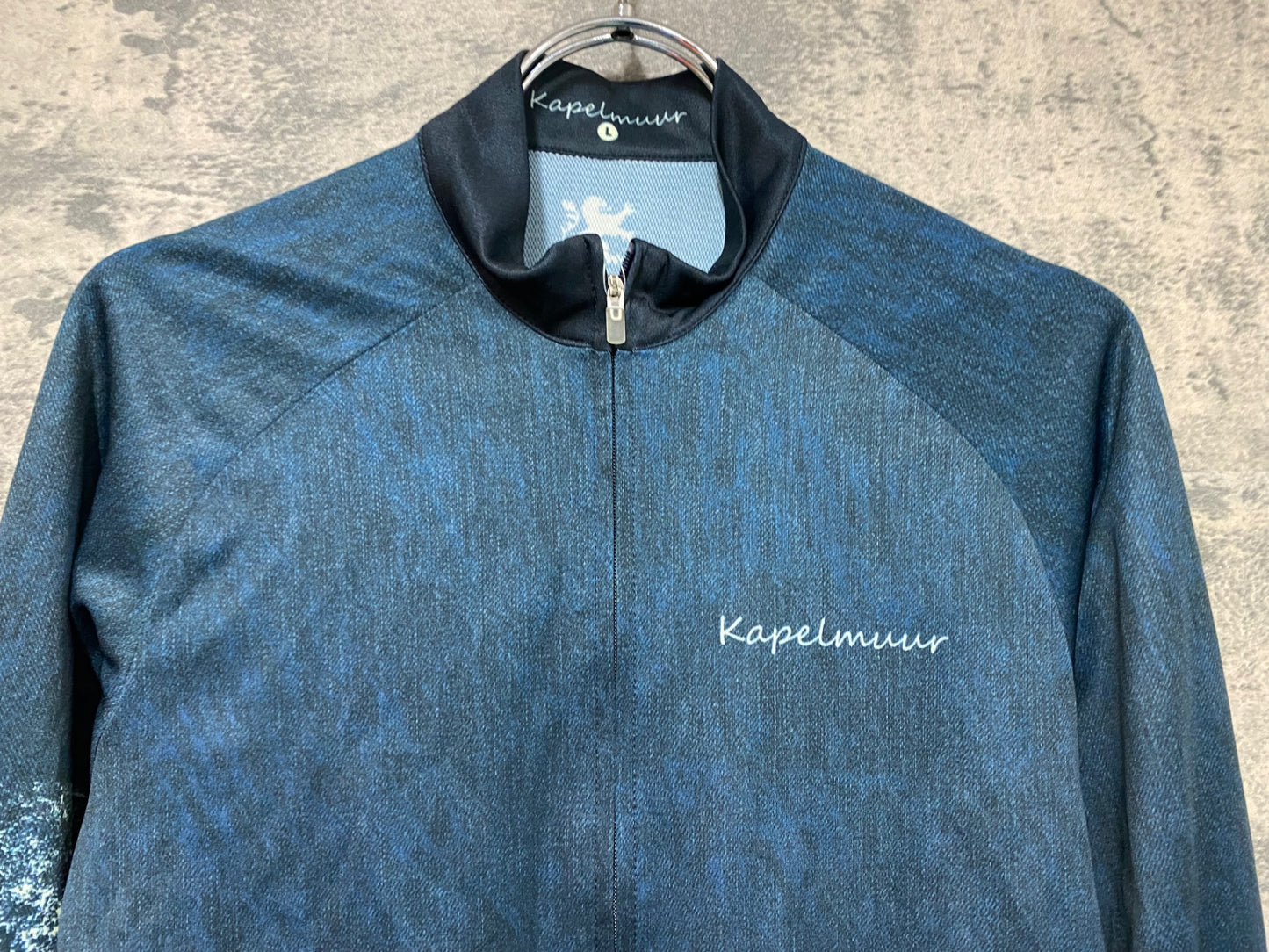 IS621 カペルミュール Kapelmuur 長袖 サイクルジャージ L ブルーブラック