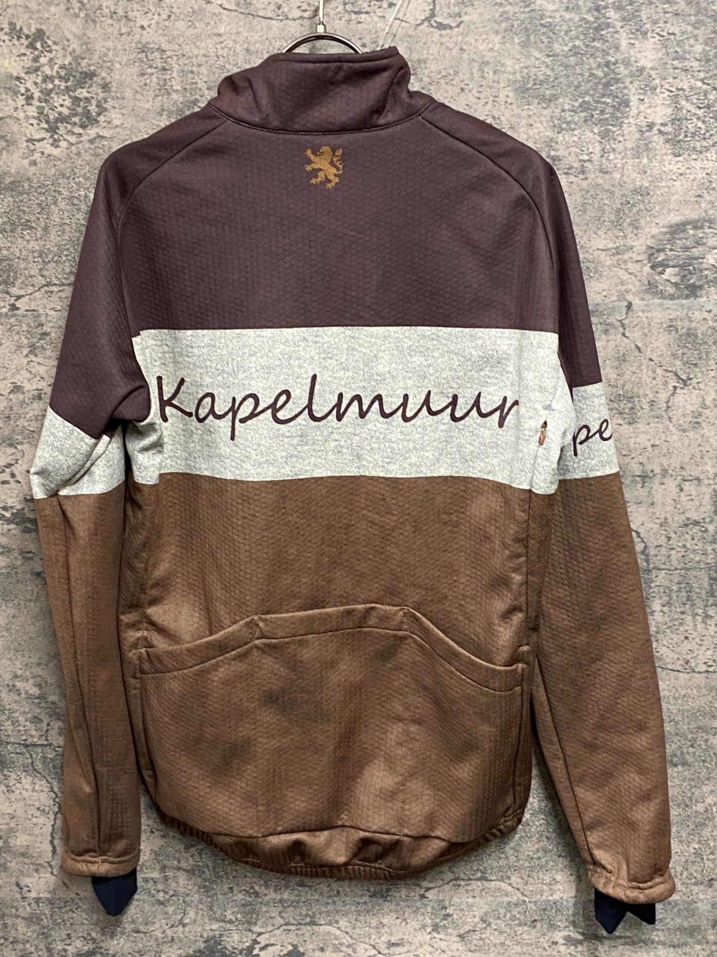 JC240 カペルミュール KAPELMUUR 長袖 サイクルジャケット 茶 M 裏起毛