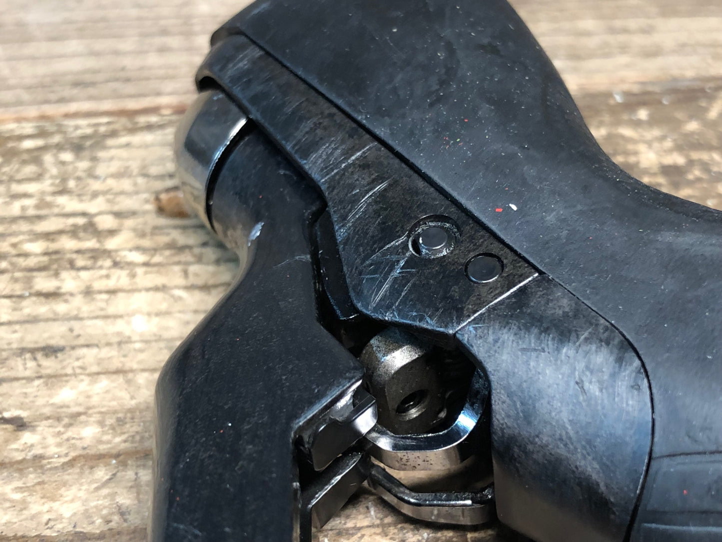 JA232 シマノ SHIMANO アルテグラ ULTEGRA ST-R8020 STIレバー 左のみ ※レバー固定付近クラックありの為ジャンク