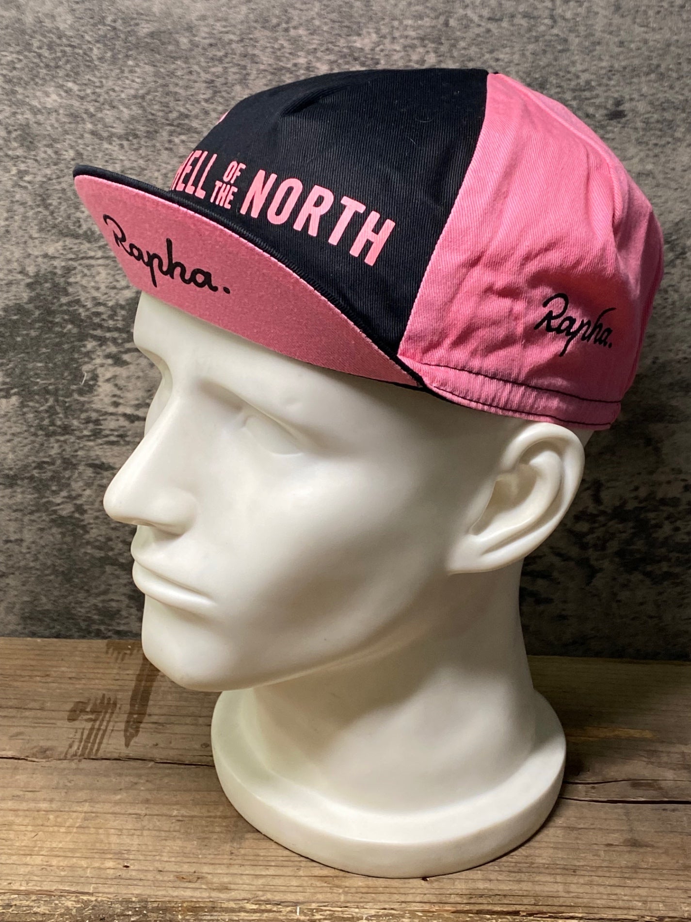 IT269 ラファ Rapha サイクルキャップ 黒 ピンク フリーサイズ