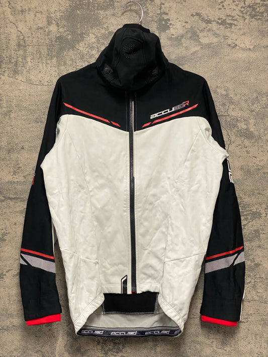 JC091 シマノ SHIMANO ACCU3GR 長袖 サイクルジャケット 黒 白 L