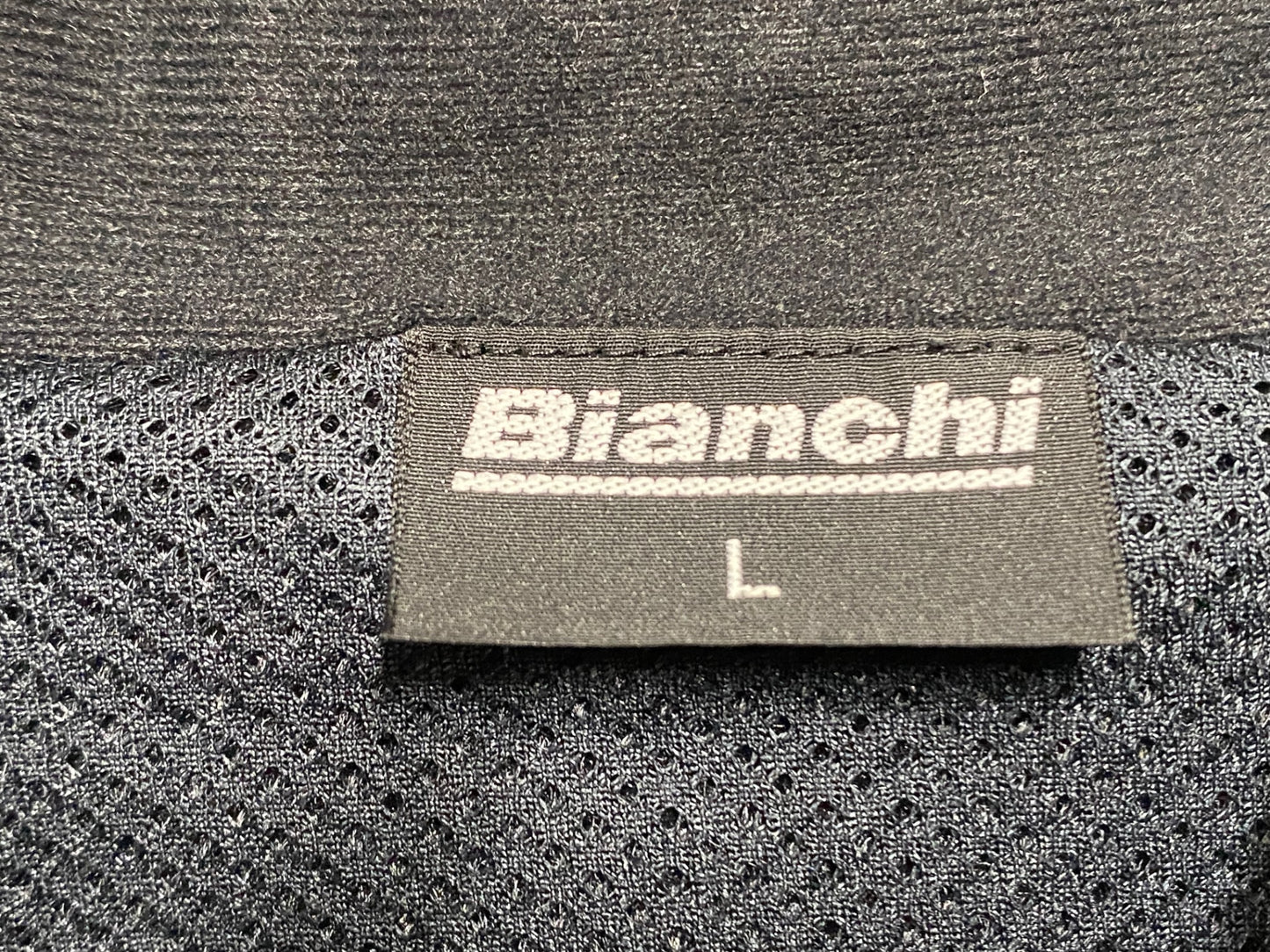 IT163 ビアンキ BIANCHI 長袖 サイクルジャケット ネイビー L