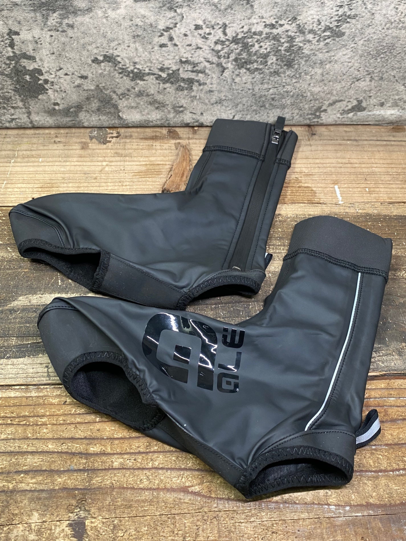 IT472 アレ ALE KLIMATIK シューズカバー 黒 M 裏起毛