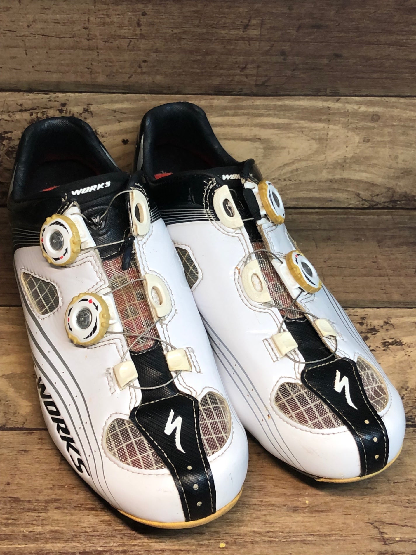 IP864 スペシャライズド SPECIALIZED S-WORKS RD ビンディングシューズ SPD-SL 白 EU39