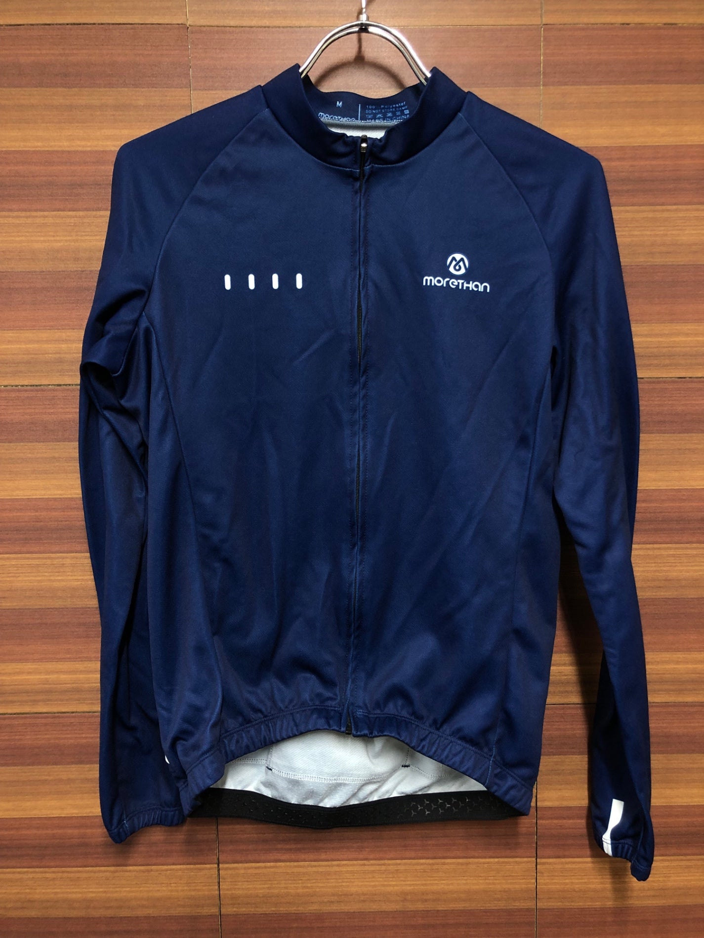IK353 モーゼン morethan 長袖 サイクルジャージ ネイビー M