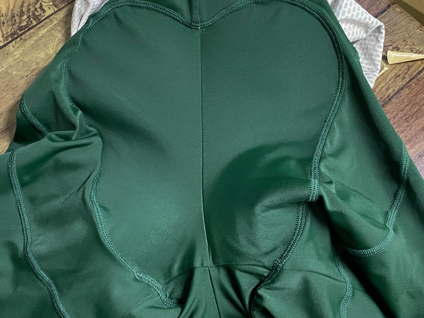 JC674 サンボルト SUNVOLT 半袖 セパレート ワンピース 白 緑 L ※付け根スレ