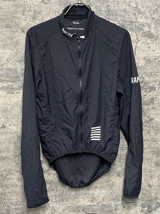 JC585 ラファ Rapha PRO TEAM LIGHTWEIGHT WIND JACKET 長袖 ウィンドブレーカー 紺 S