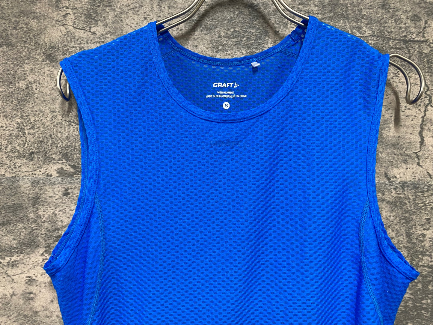 JD474 クラフト CRAFT ノースリーブ べースレイヤー 青 S