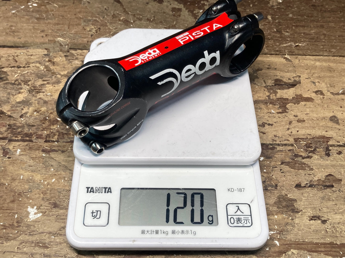 IJ108 デダ DEDA ピスタ PISTA ZERO100 アルミステム 100mm 70° Φ31.7 OS