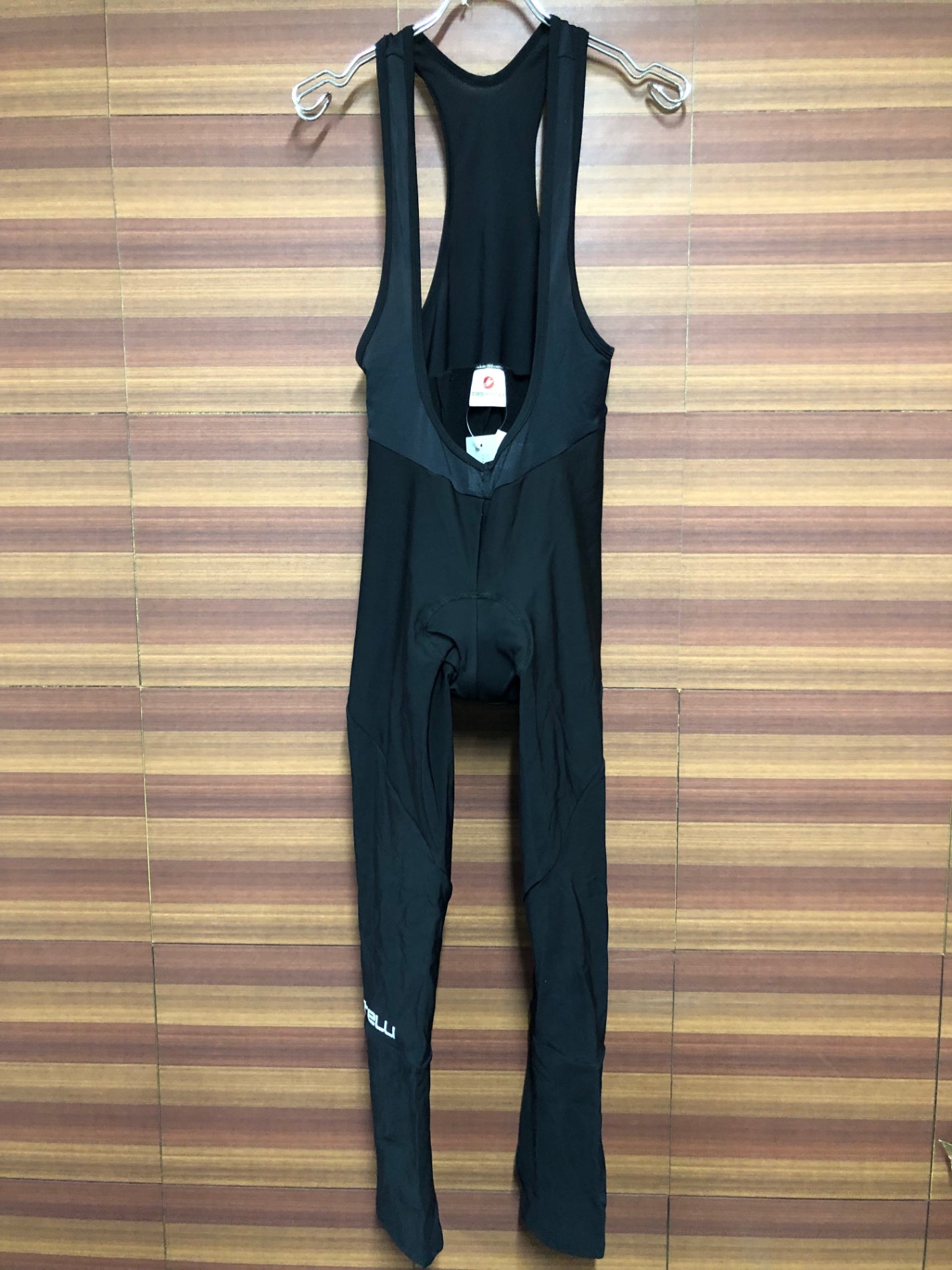 IL501 カステリ CASTELLI 裏起毛 ビブタイツ 黒 XL