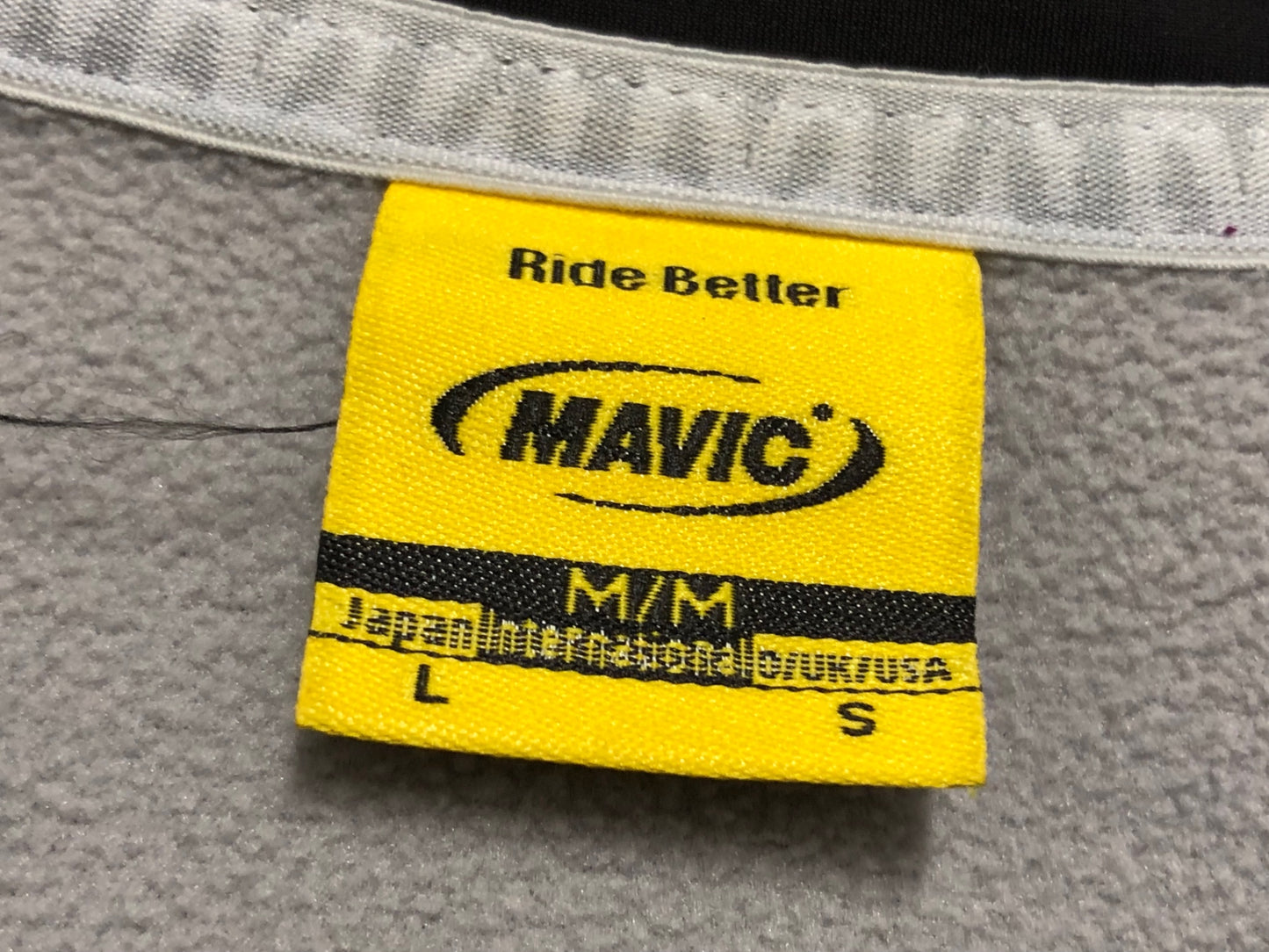 IR912 マヴィック MAVIC 長袖 サイクルジャケット パープル L 裏起毛