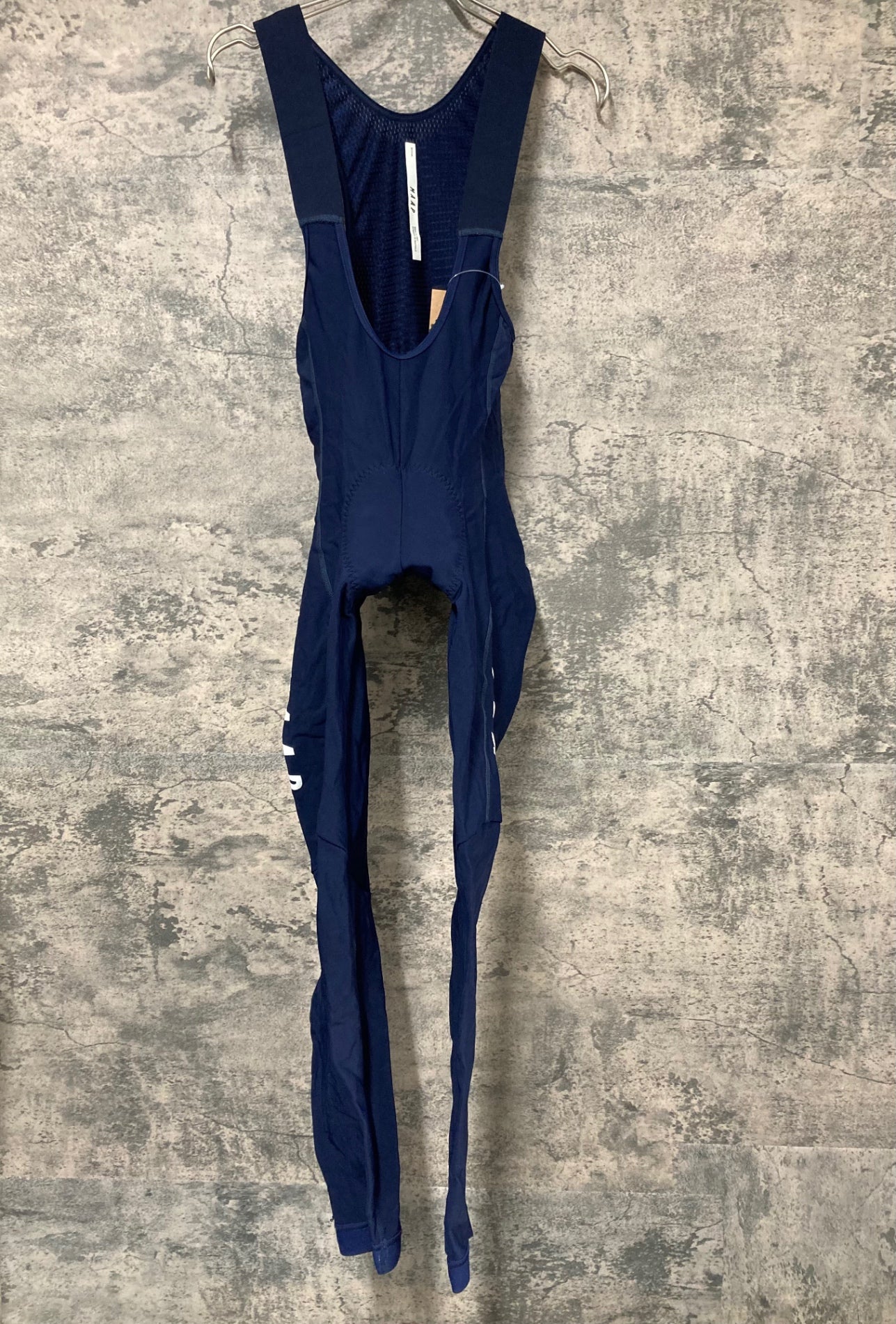 IV169 マープ MAAP ビブタイツ ネイビー M 裏起毛 ※パッド擦れ