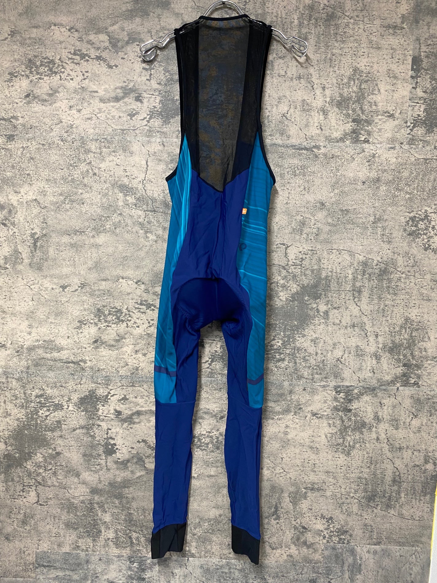 IW233 パールイズミ PEARL iZUMi ビブタイツ ネイビー グリーン L 裏起毛