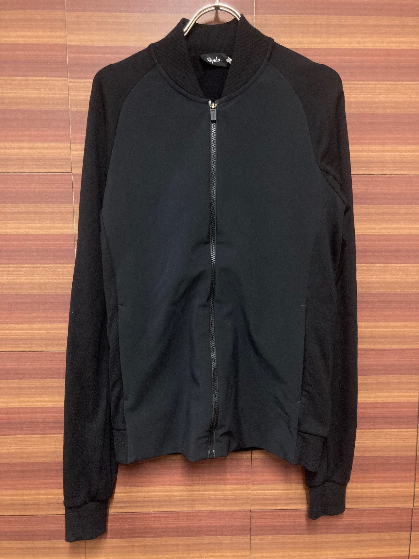 HW863 ラファ Rapha トラックジャケット TRACK JACKET 長袖 サイクルジャケット 黒 S