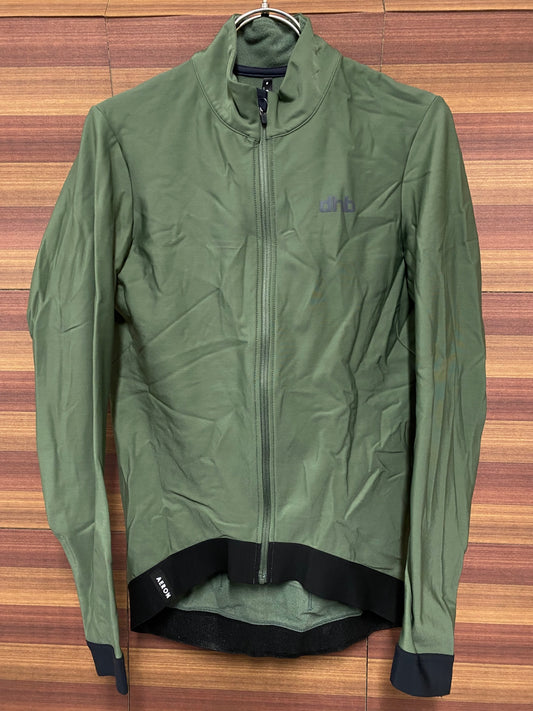 IQ600 dhb AERON 長袖 サイクルジャージ オリーブ S 裏起毛