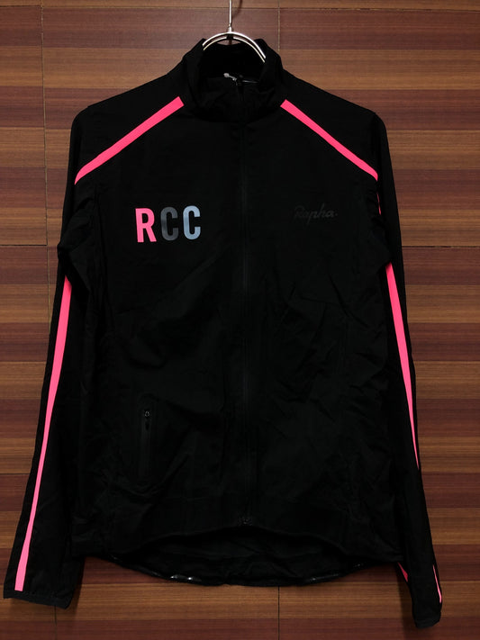 HX339 ラファ Rapha RCC WOMEN'S CLASSIC WIND JACKET 黒 XS