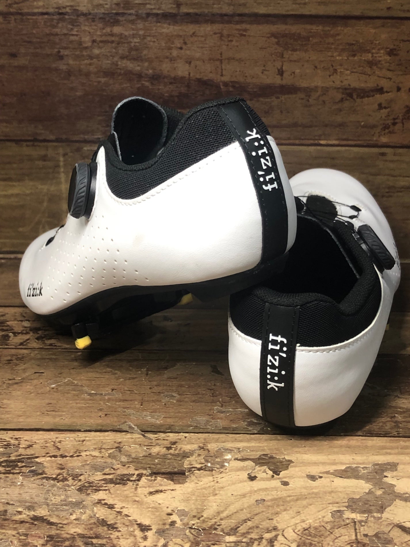 HT013 フィジーク fizik ヴェント オムナ VENTO OMNA ビンディングシューズ 白 EU39 SPD-SL ソール他使用感あり