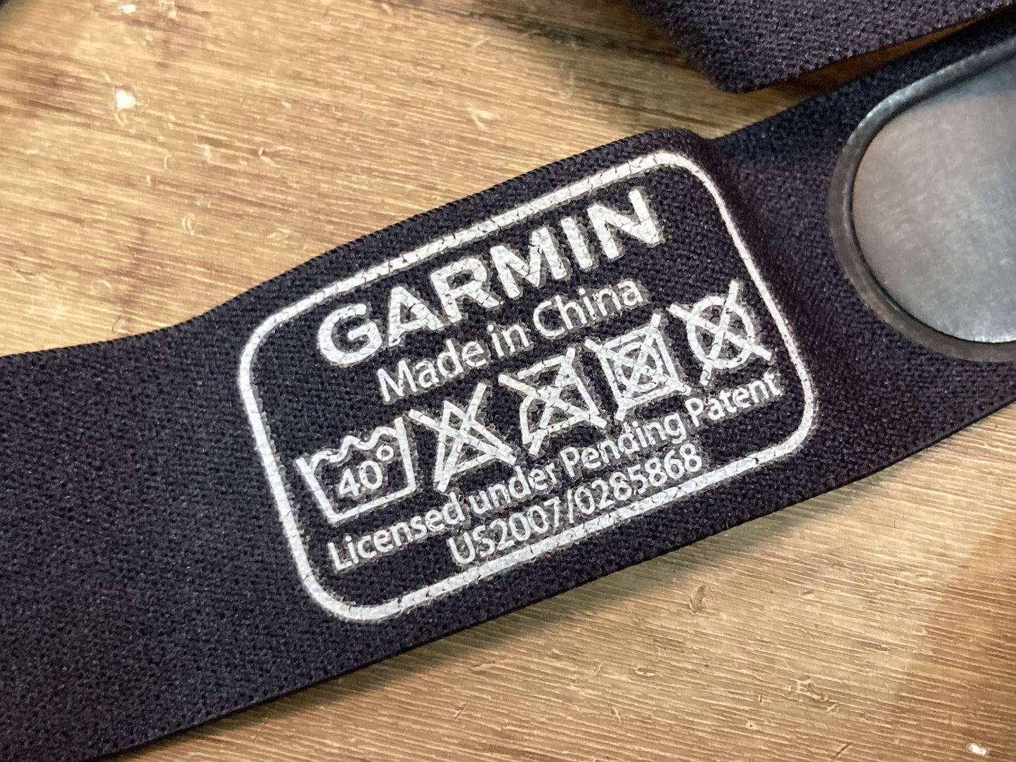 ID186 ガーミン Garmin HRM-SS ハートレートセンサー 黒