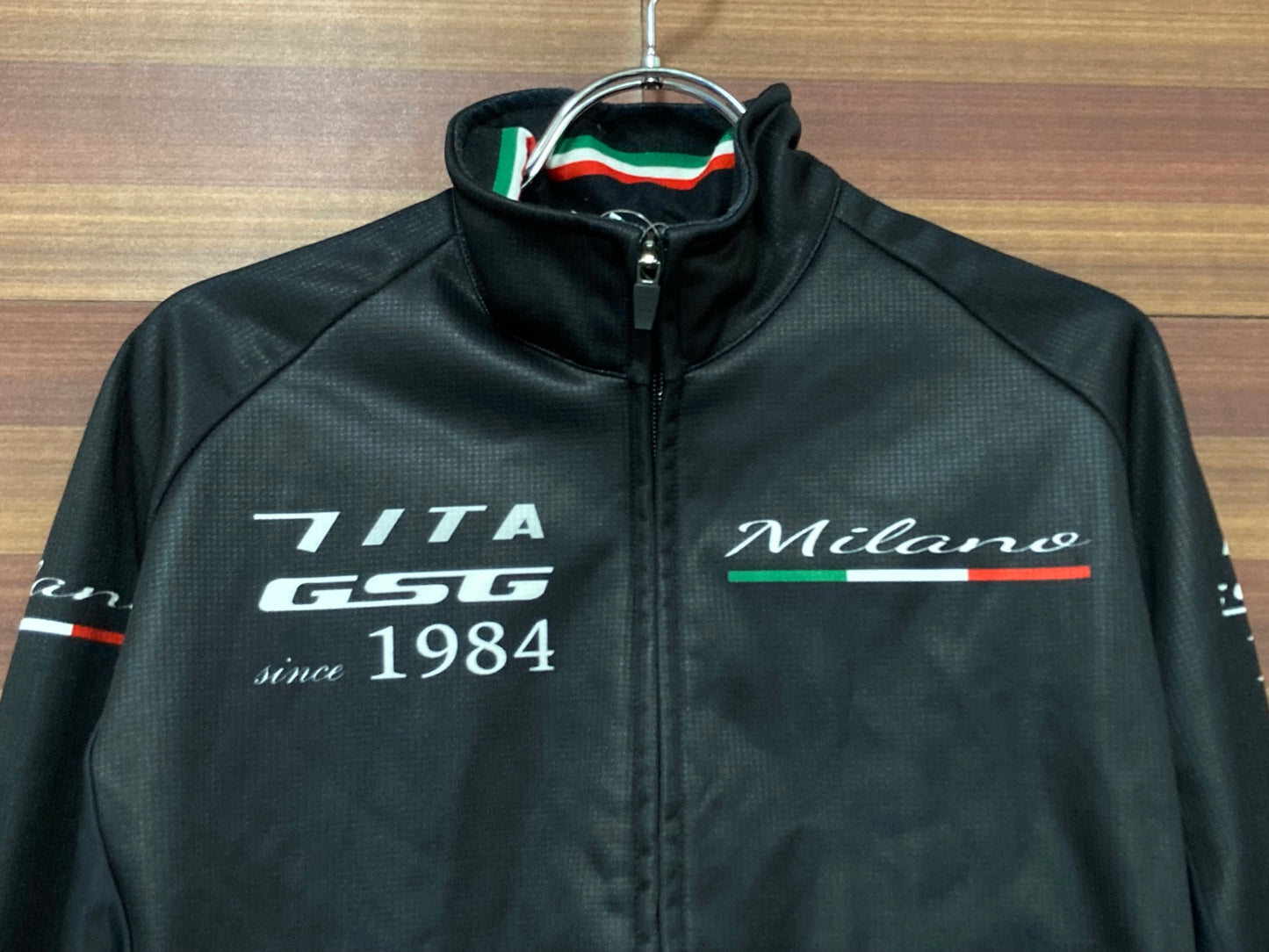 IN990 ジェッセージ GSG 7ITA サイクルジャケット 黒 M 裏起毛