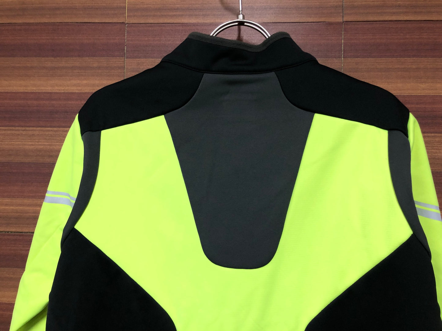 IN739 シマノ SHIMANO 長袖 サイクルジャケット 黄 L 裏起毛