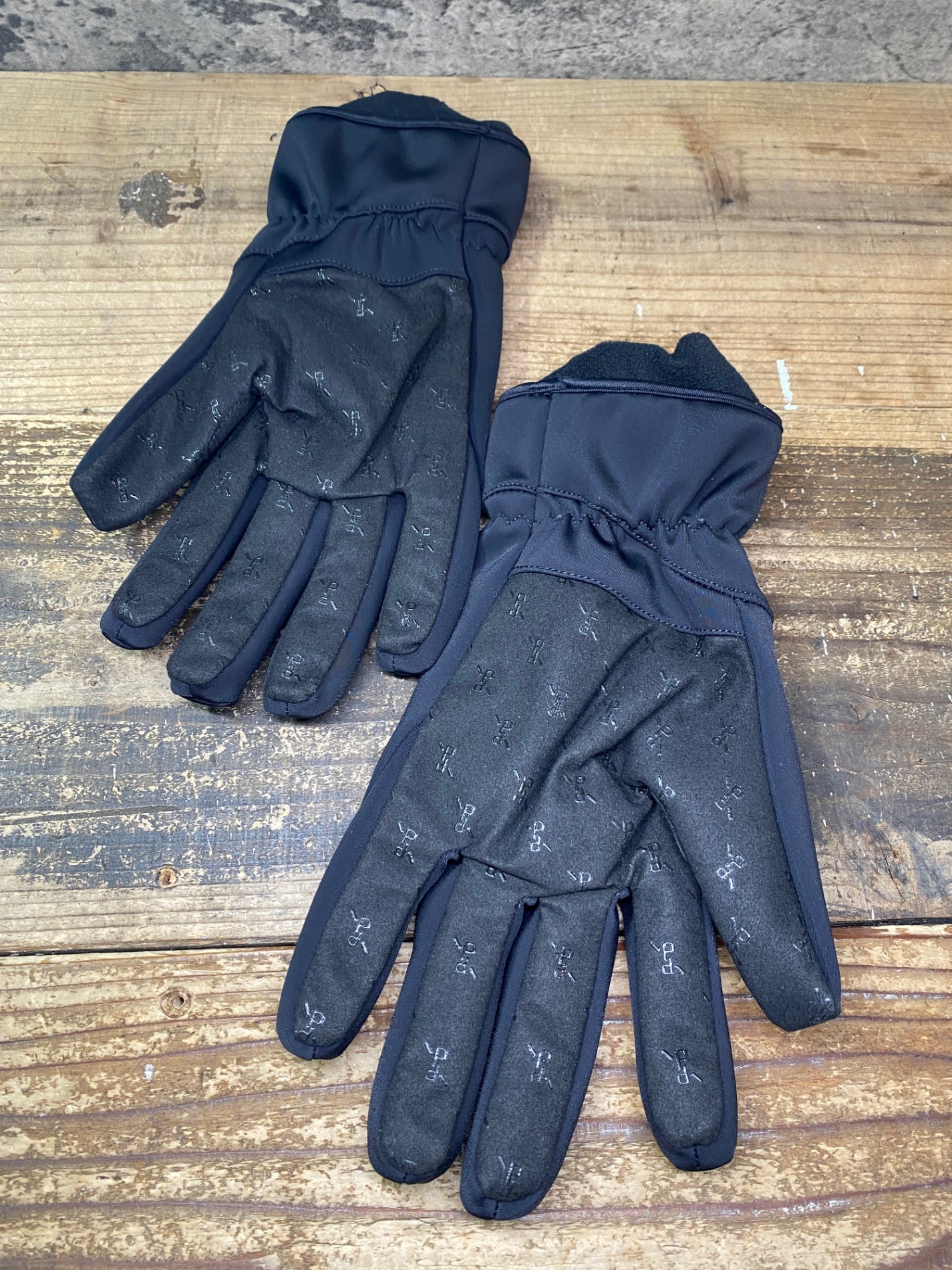 JC057 プロトンドパリ Peloton de Paris Deep Winter Gloves 長指 グローブ 黒 L 裏起毛