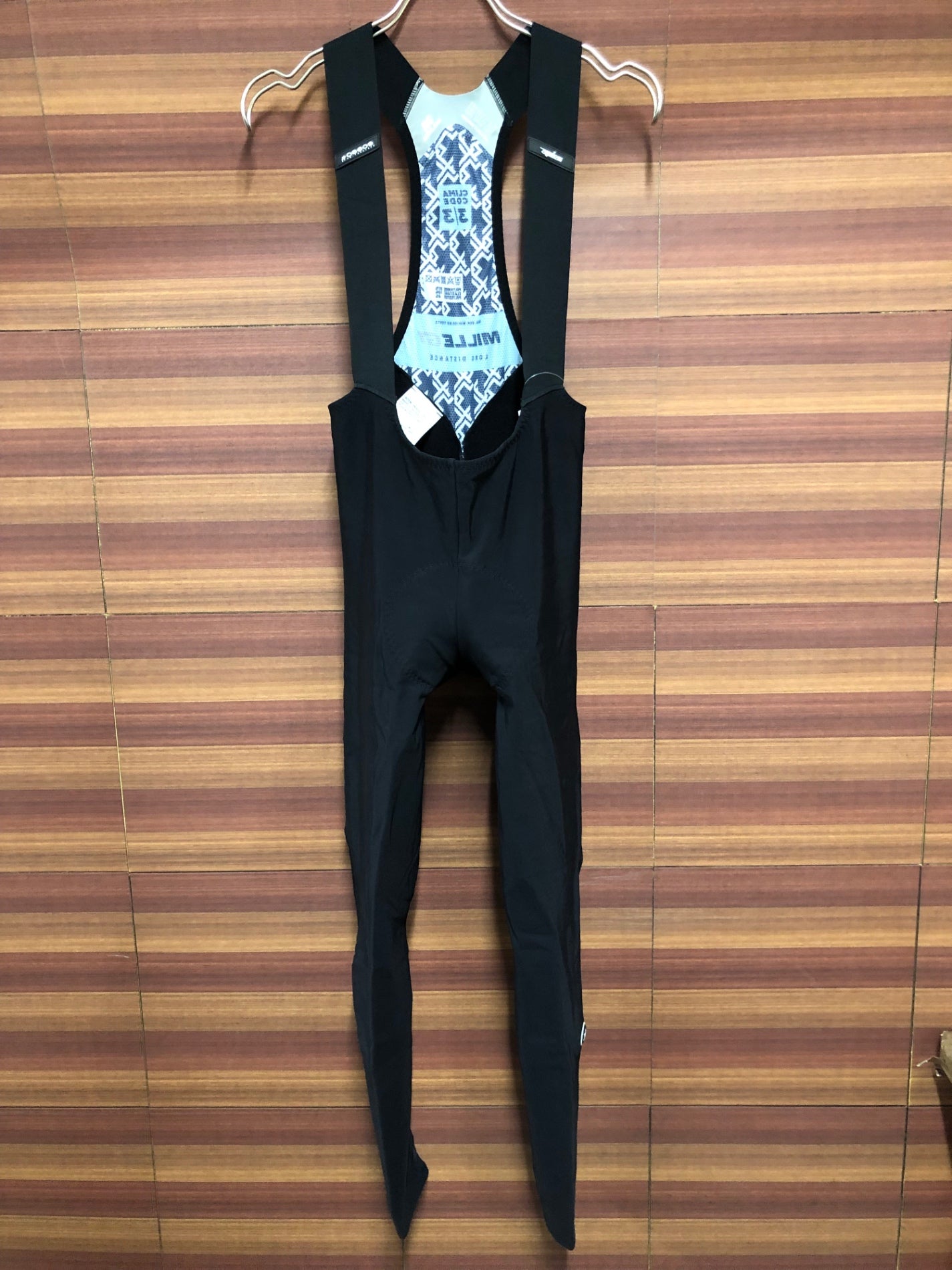 IR648 アソス assos MILLE GT WINTER TIGHTS ビブタイツ 黒 M 裏起毛 パッド擦れ