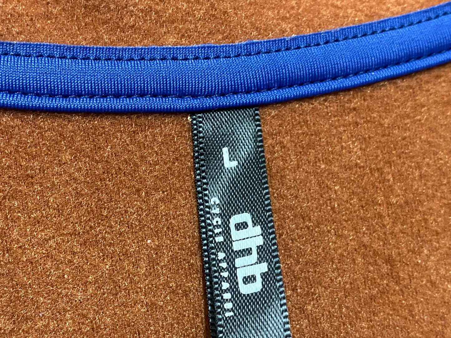 JA993 dhb 長袖 サイクルジャージ 茶 L 裏起毛