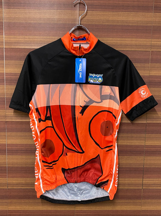 IS001 ウエイブワン WAVE ONE 半袖 サイクルジャージ オレンジ L Fate/Grand Order マンガで分かるFGO