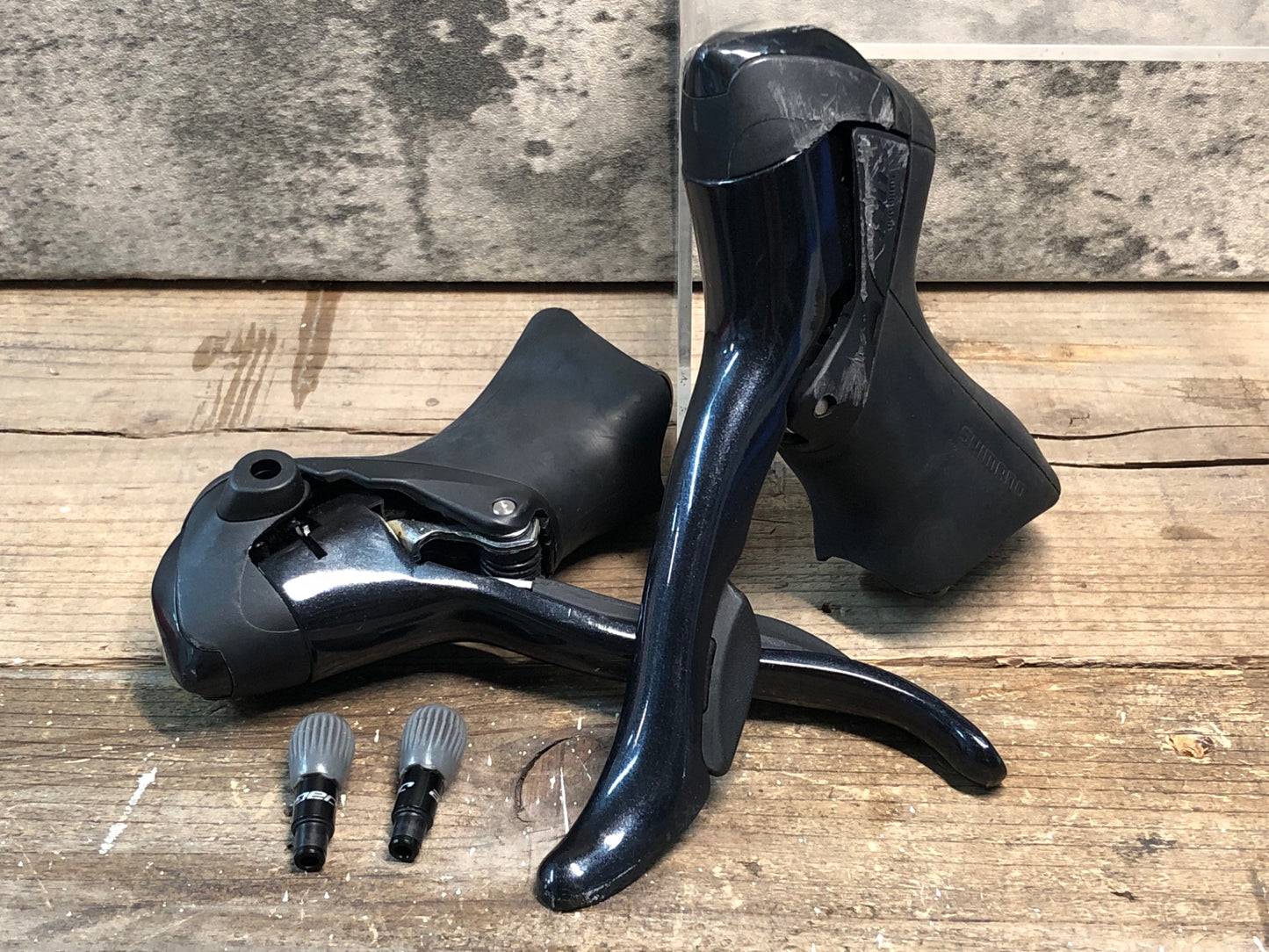 IR124 シマノ SHIMANO ソラ SORA ST-3500 STIレバー 2x9S