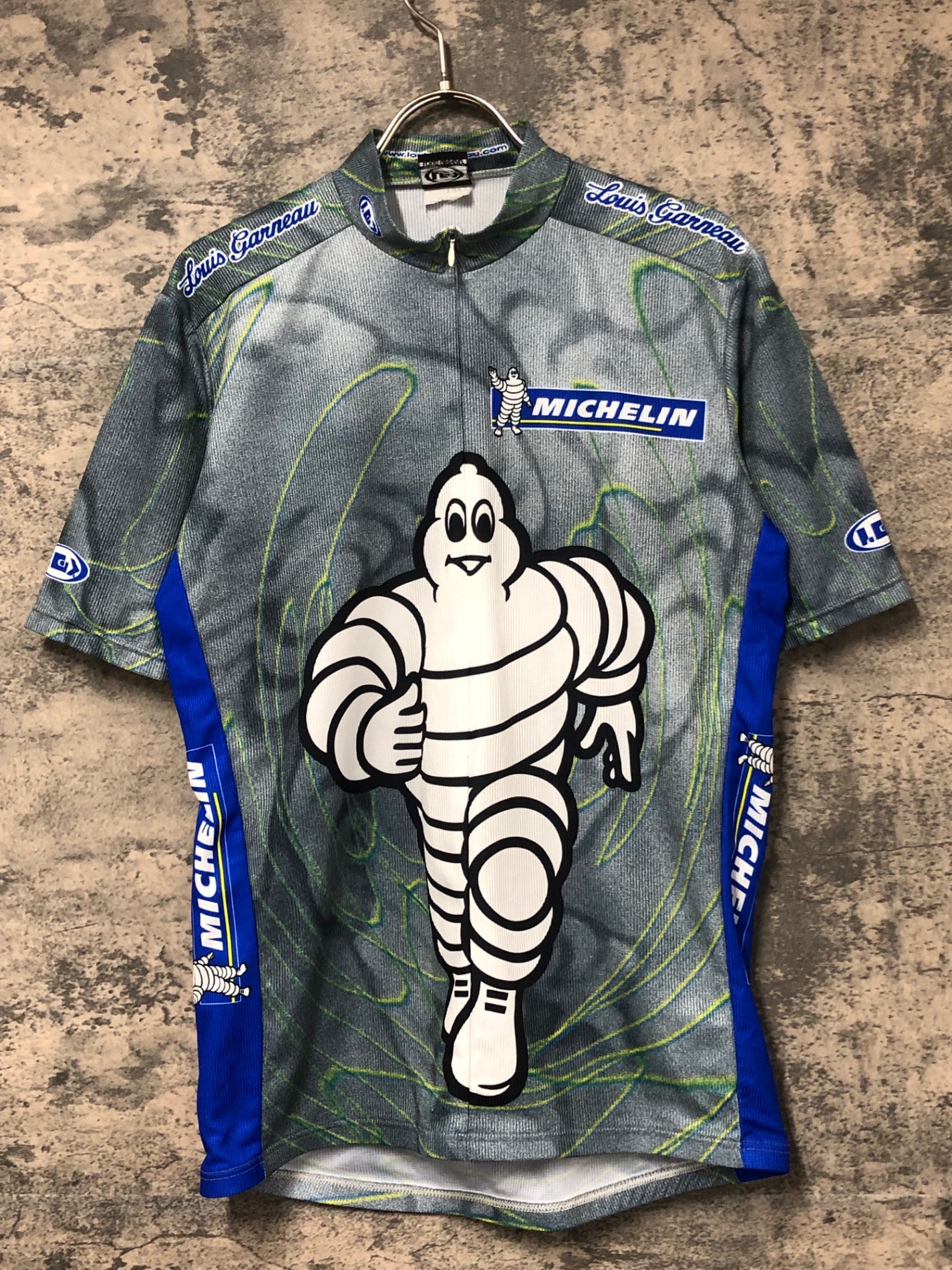 JC890 ルイガノ LOUIS GARNEAU 半袖 サイクルジャージ グレー L38