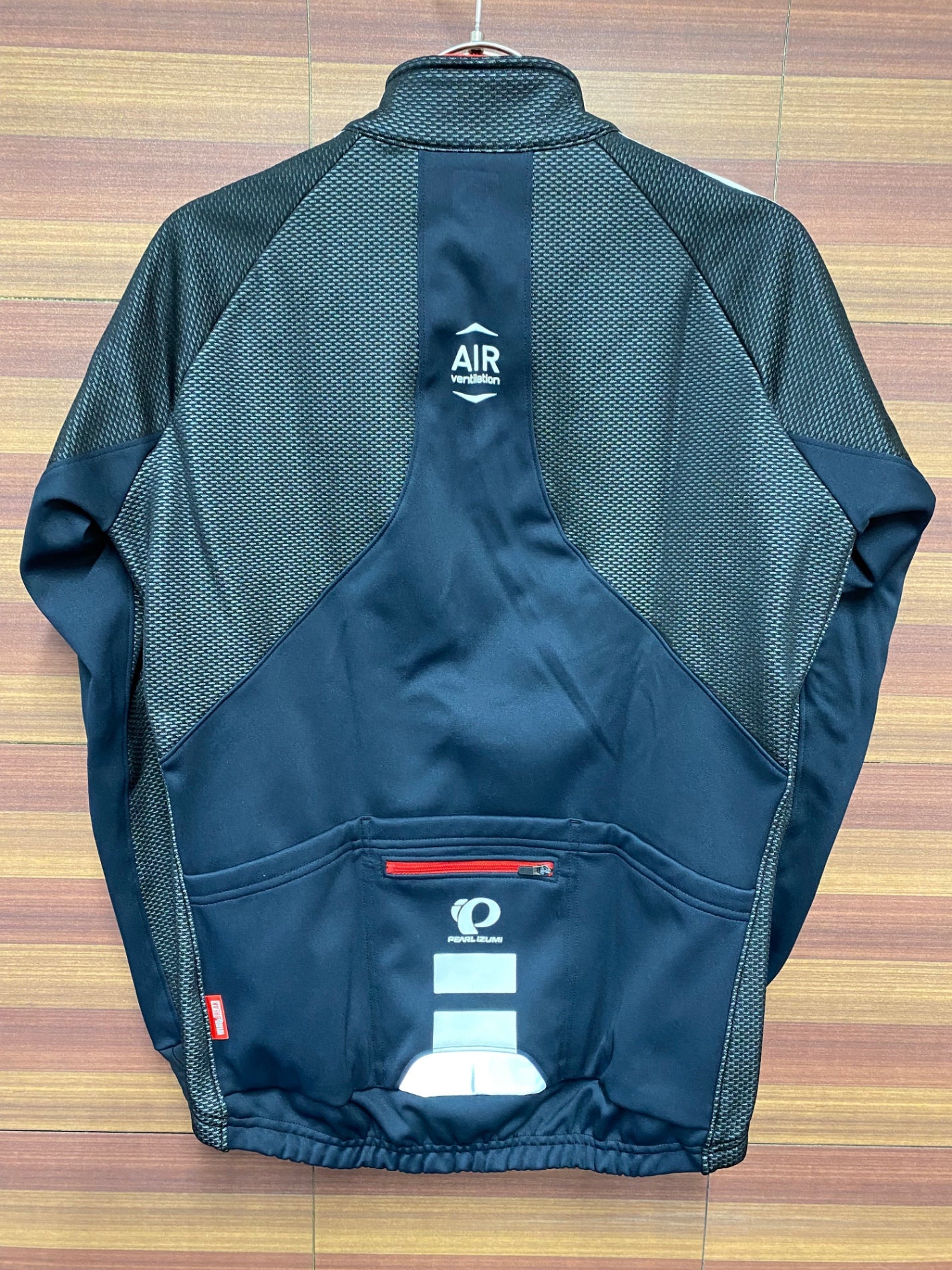 IP614 パールイズミ PEARL iZUMi 長袖サイクルジャケット 黒 S 裏起毛 WIND BREAK