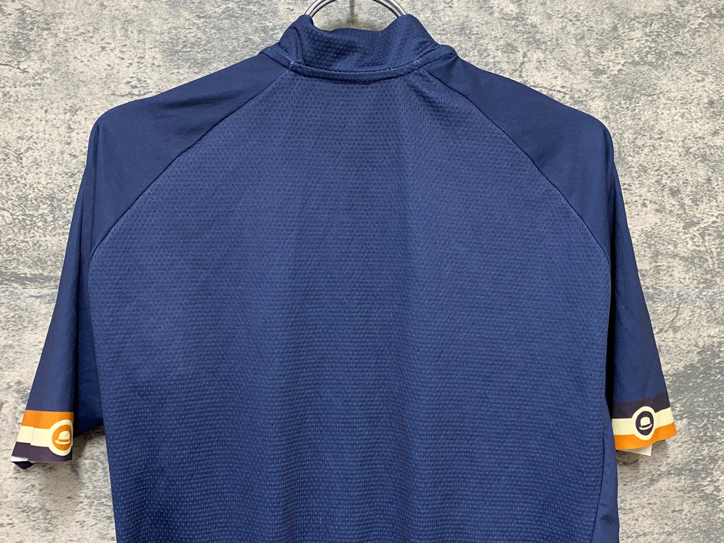 JA596 シャポー CHAPEAU! 半袖 サイクルジャージ 紺 L