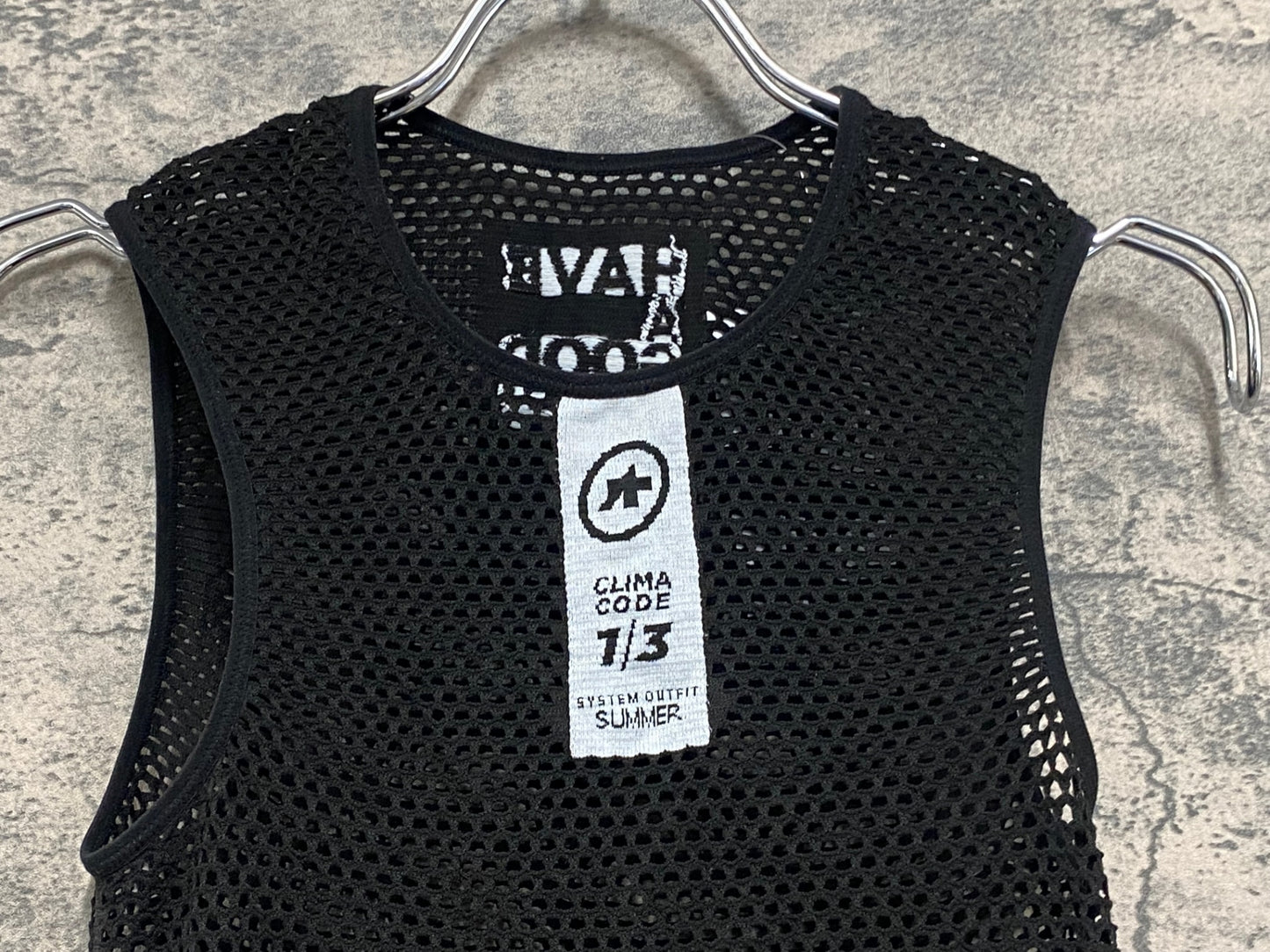JB285 アソス assos ノースリーブ ベースレイヤー 黒 SIZE1 CLIMA CODE 1/3