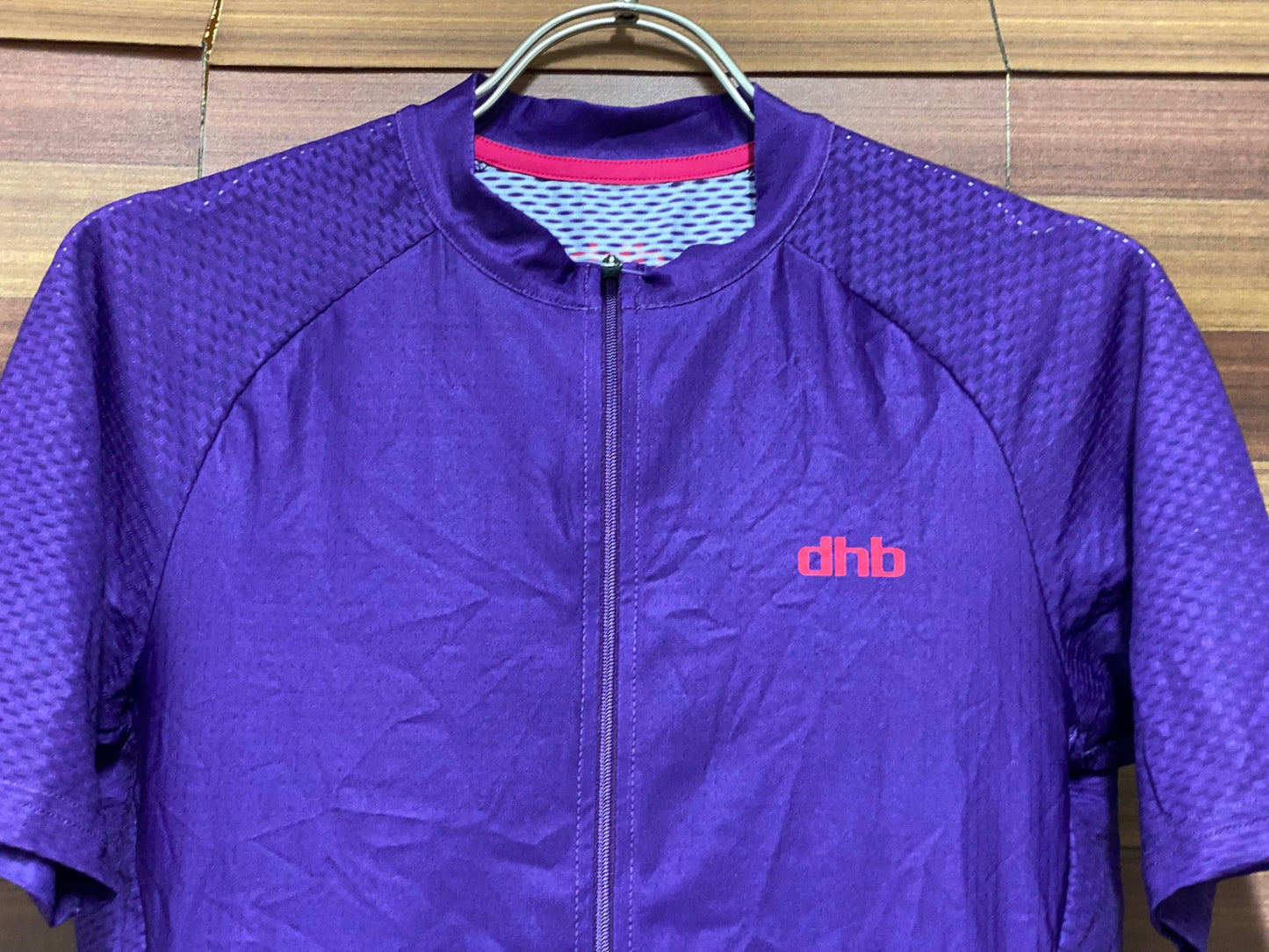 IU234 dhb AERON 半袖 サイクルジャージ 紫 XS