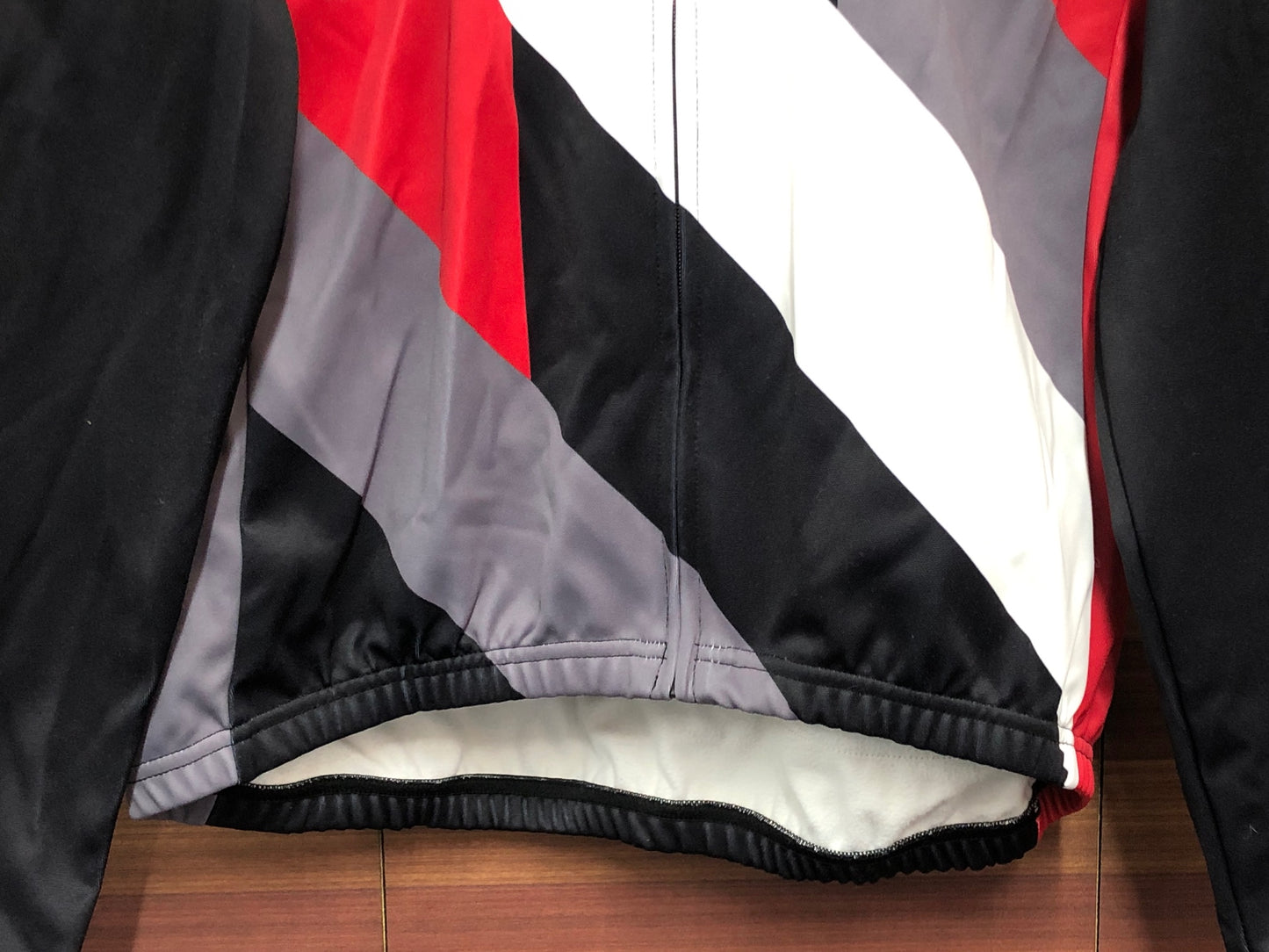 IQ847 パールイズミ PEARL iZUMi 長袖 サイクルジャージ 黒 白 XL 裏起毛