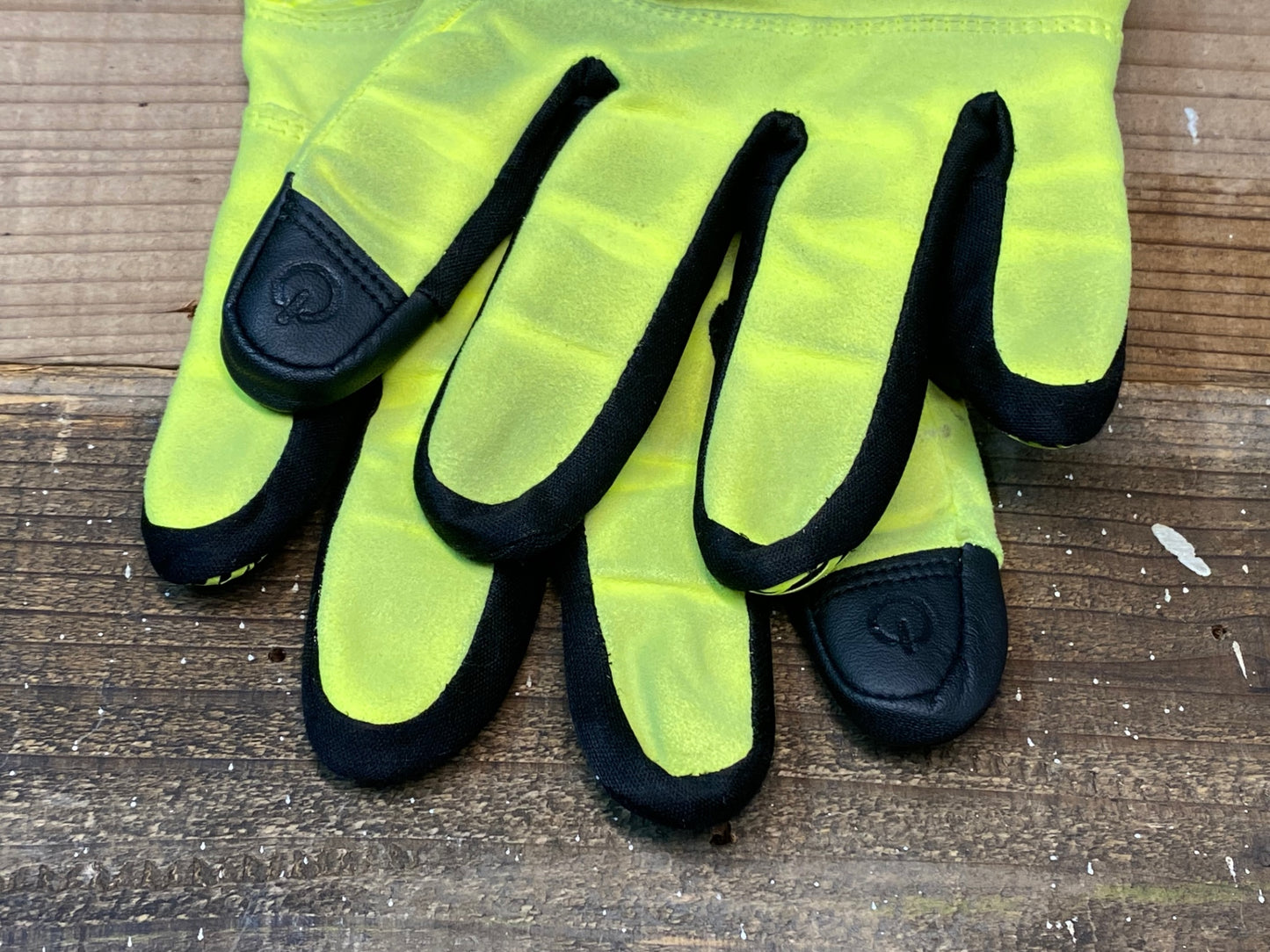 IN991 シマノ SHIMANO 長指 サイクルグローブ 黄色 黒 M