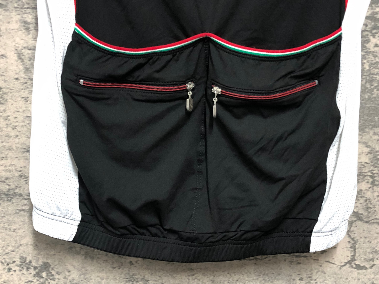 JC178 カンパニョーロ CAMPAGNOLO 半袖サイクルジャージ 黒赤白 M