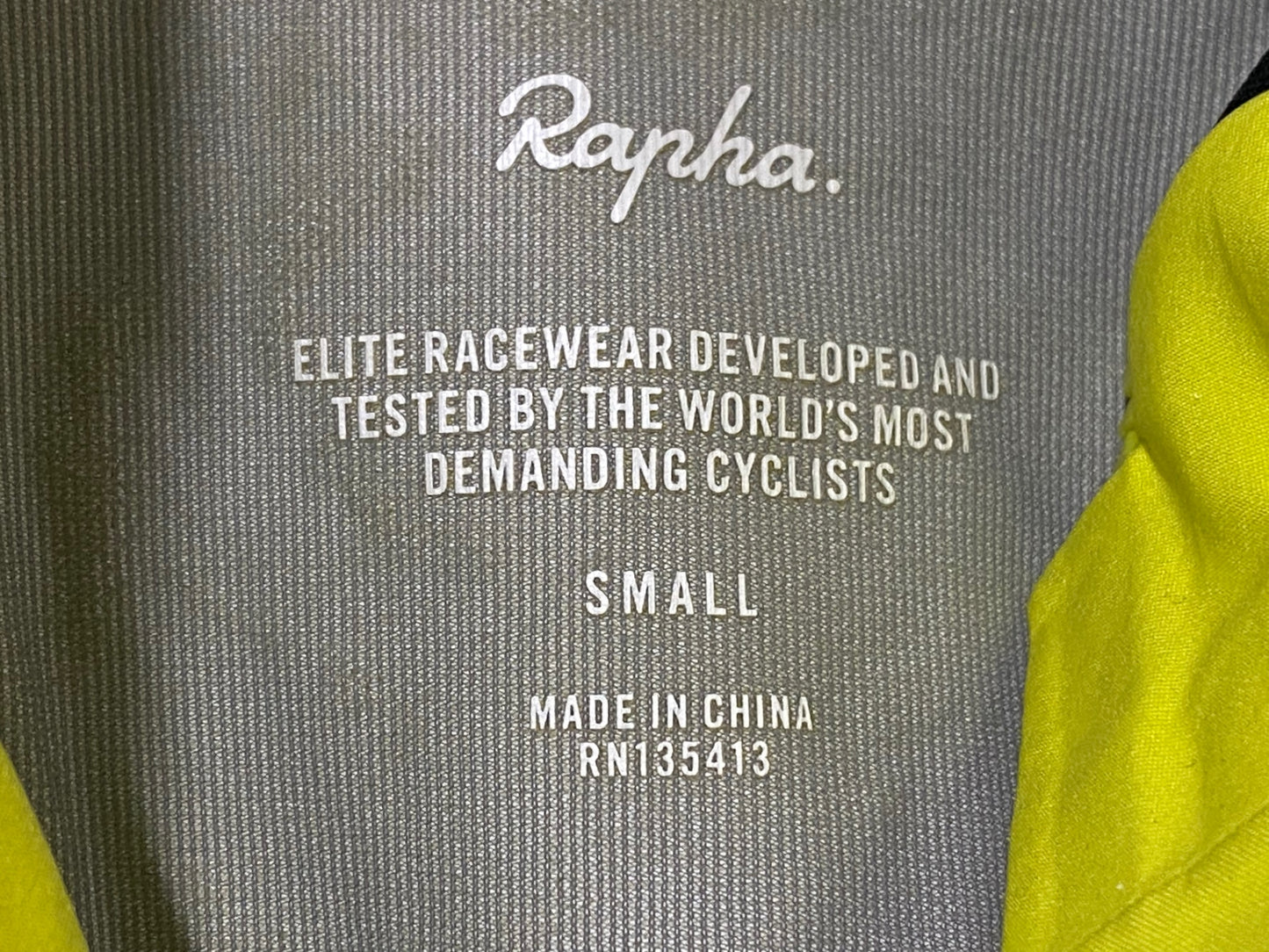 IT691 ラファ Rapha Pro Team Lightweight Rain Gilet ジレ ベスト 黄緑 S