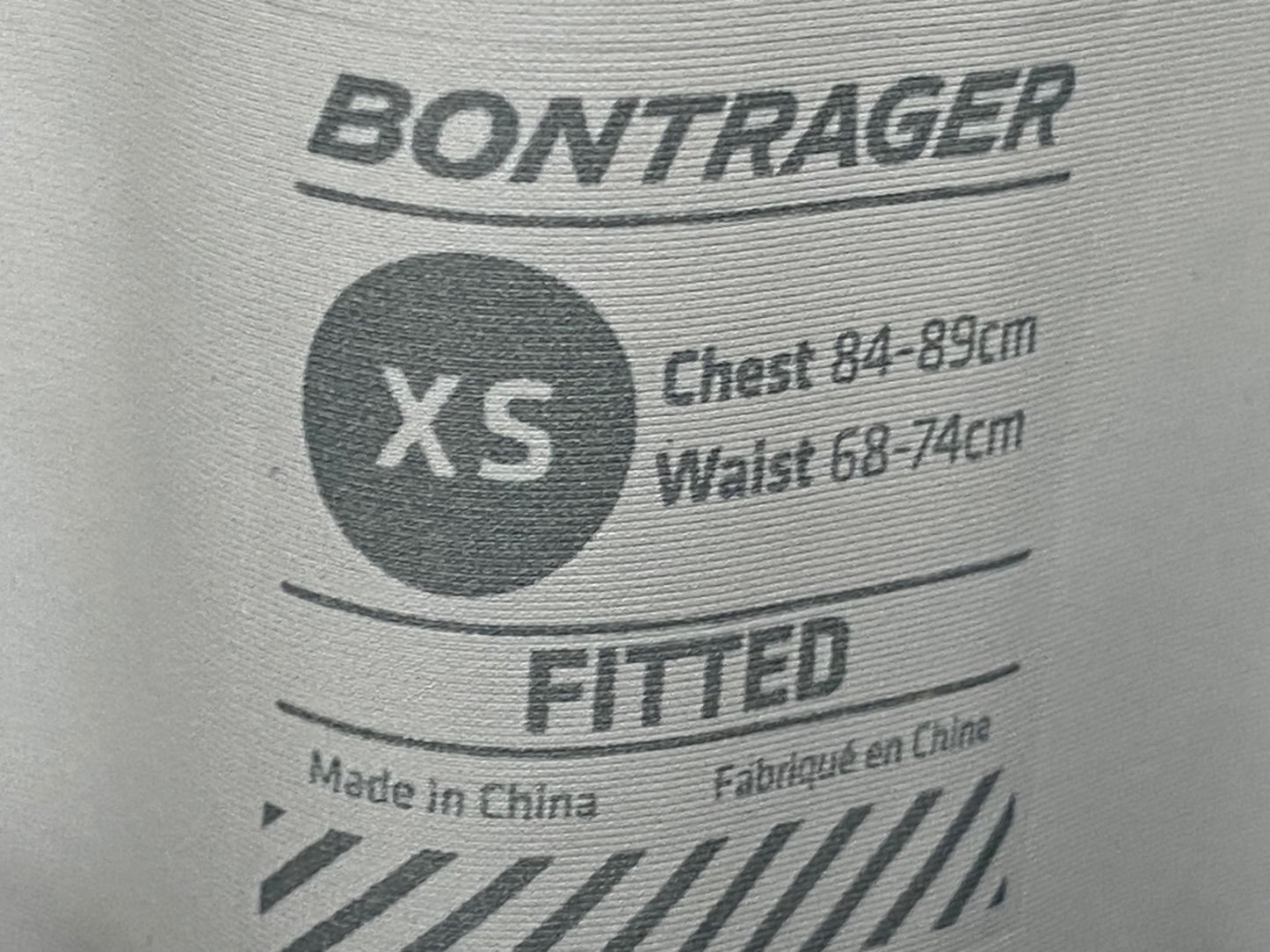 IY728 ボントレガー BONTRAGER ビブショーツ 黒 白 XS